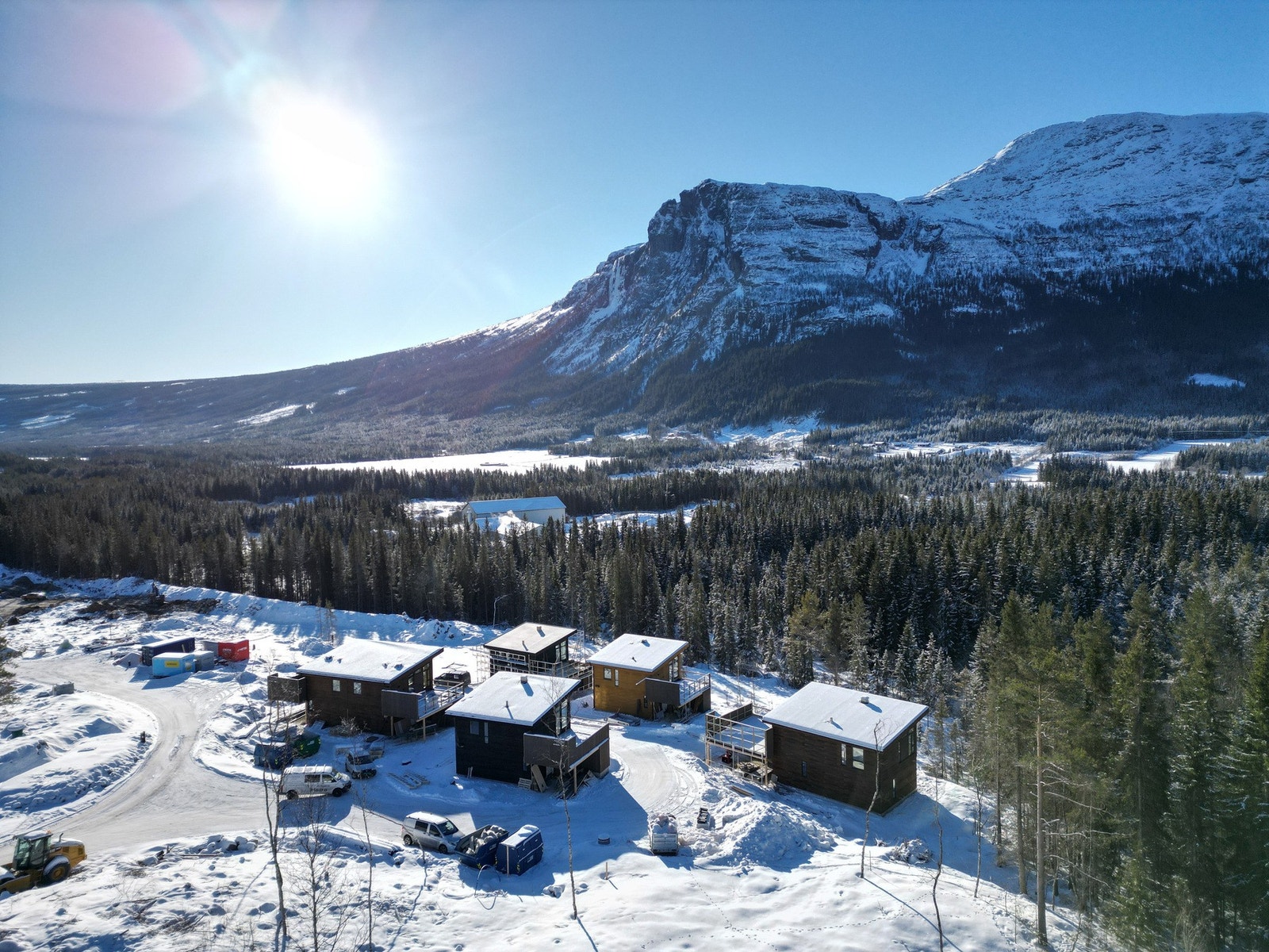 Vinterbilde fra området. Galleribilde