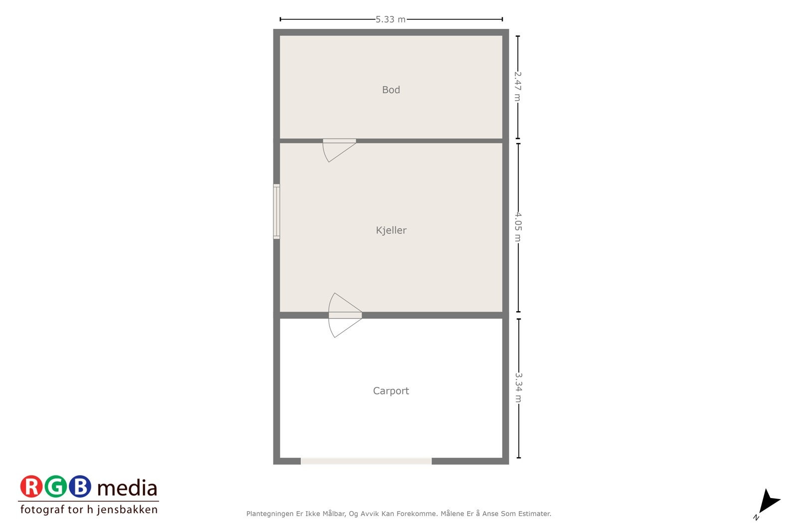 Plantegning kjeller Galleribilde