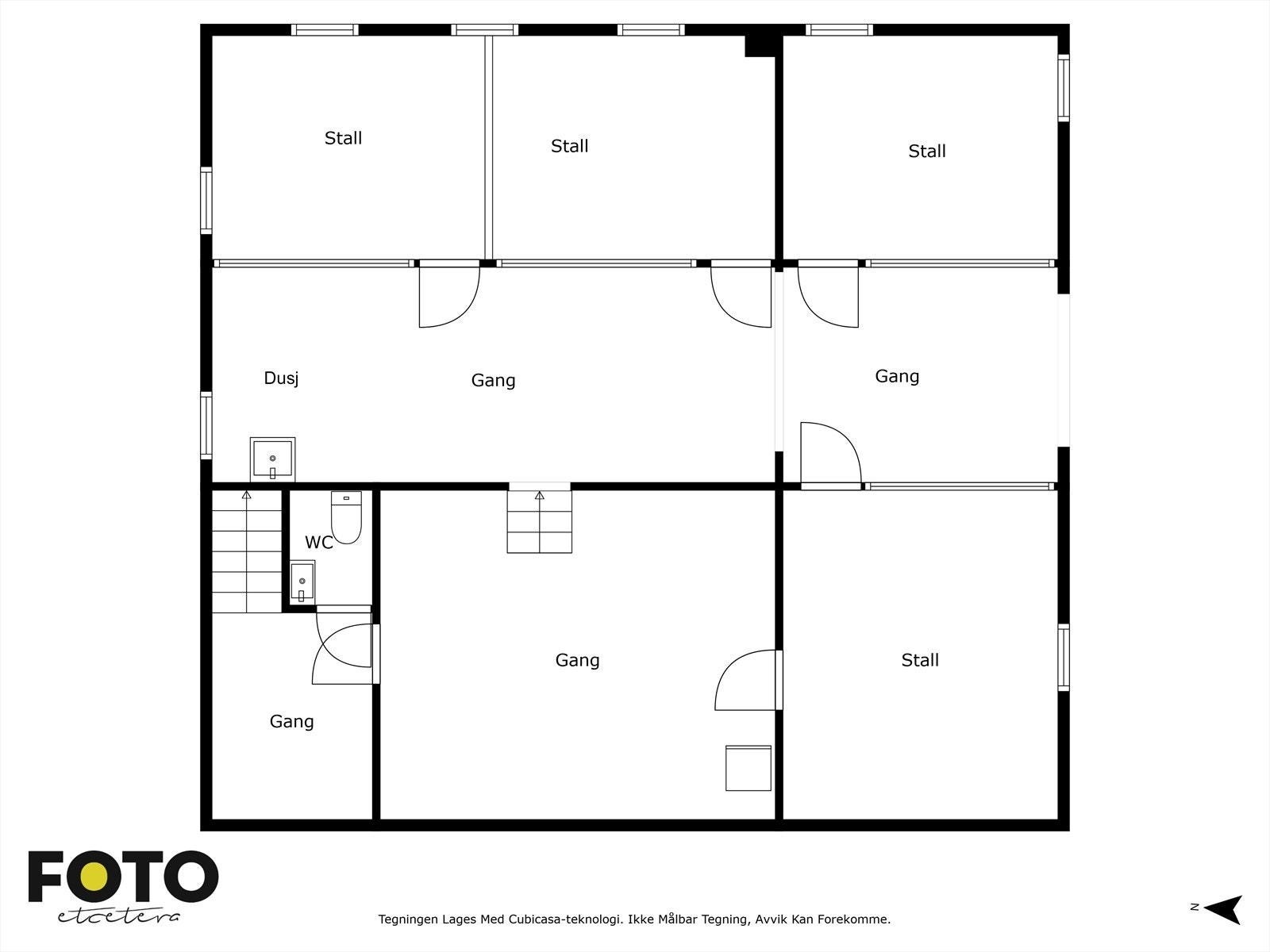 Stall og boder i låve Galleribilde