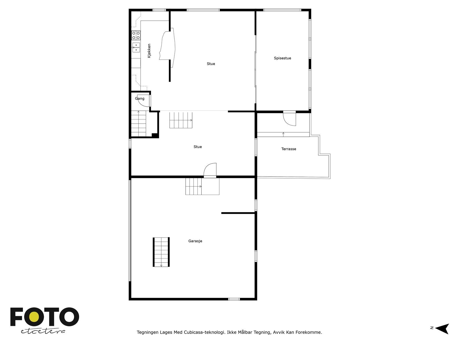 2.etg. i låve. Innredet med selskaprsrom med stuer, salong, kjøkken og wc m.m. Galleribilde