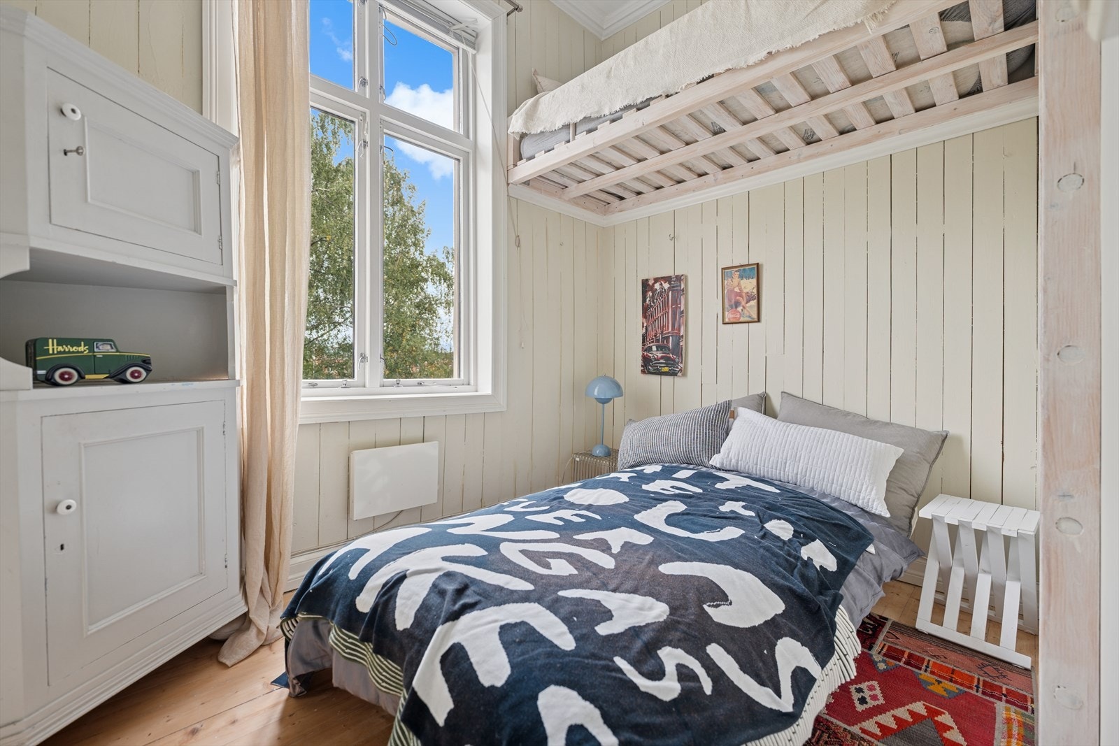 Soverom 2 er satt opp med lettvegger og planløsning kan enkelt endres om ønskelig. Galleribilde