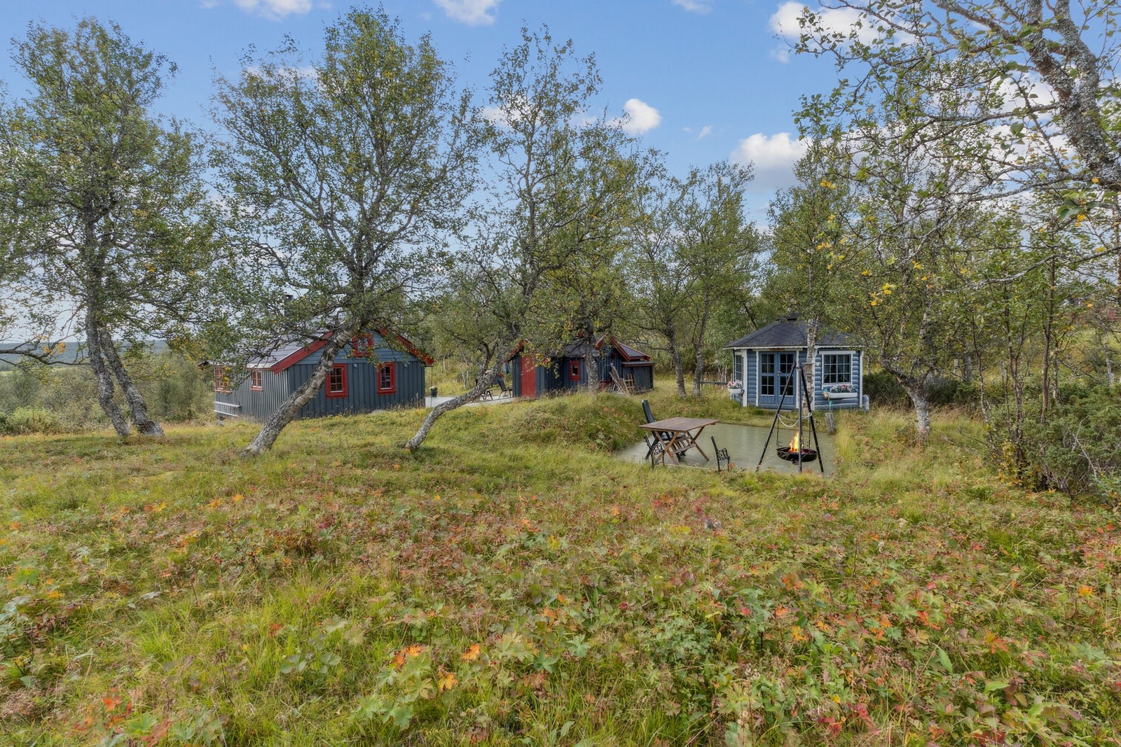 Hytten byr på fantastisk utsikt mot Sylan og Skardøra, og
ligger midt i et attraktivt skiområde. Galleribilde