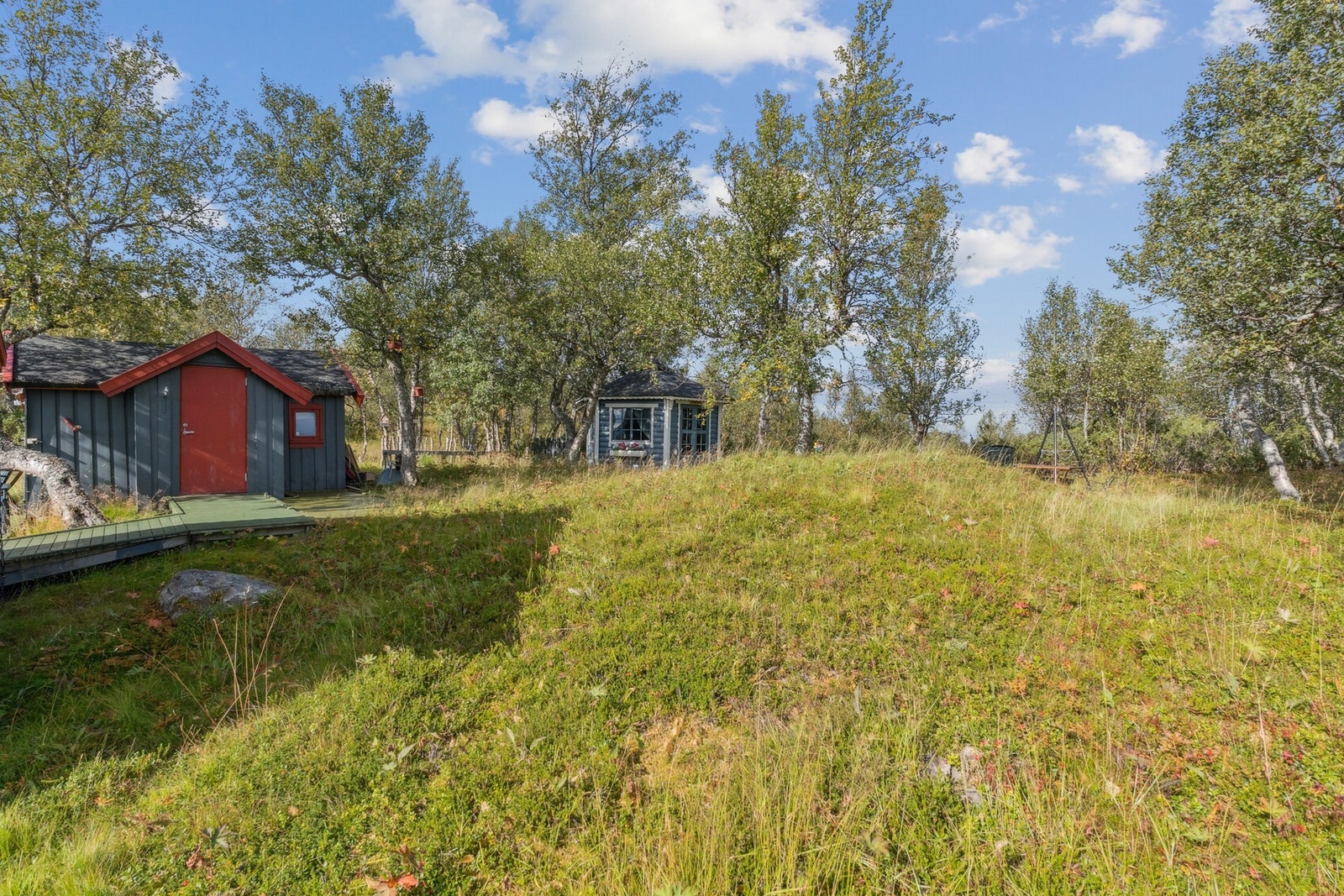 Grunneier sørger for brøyting og bom mot årlig avgift. Galleribilde