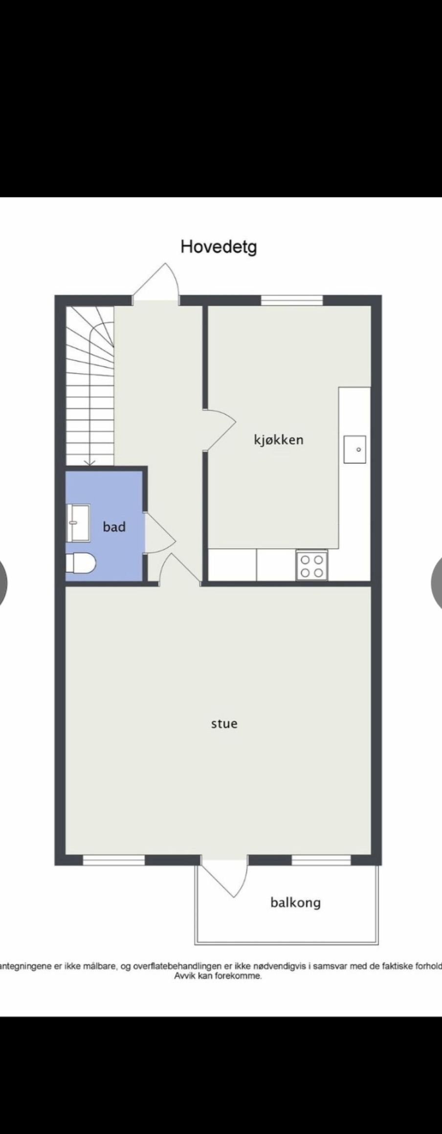 Plantegning hovedetg. Galleribilde