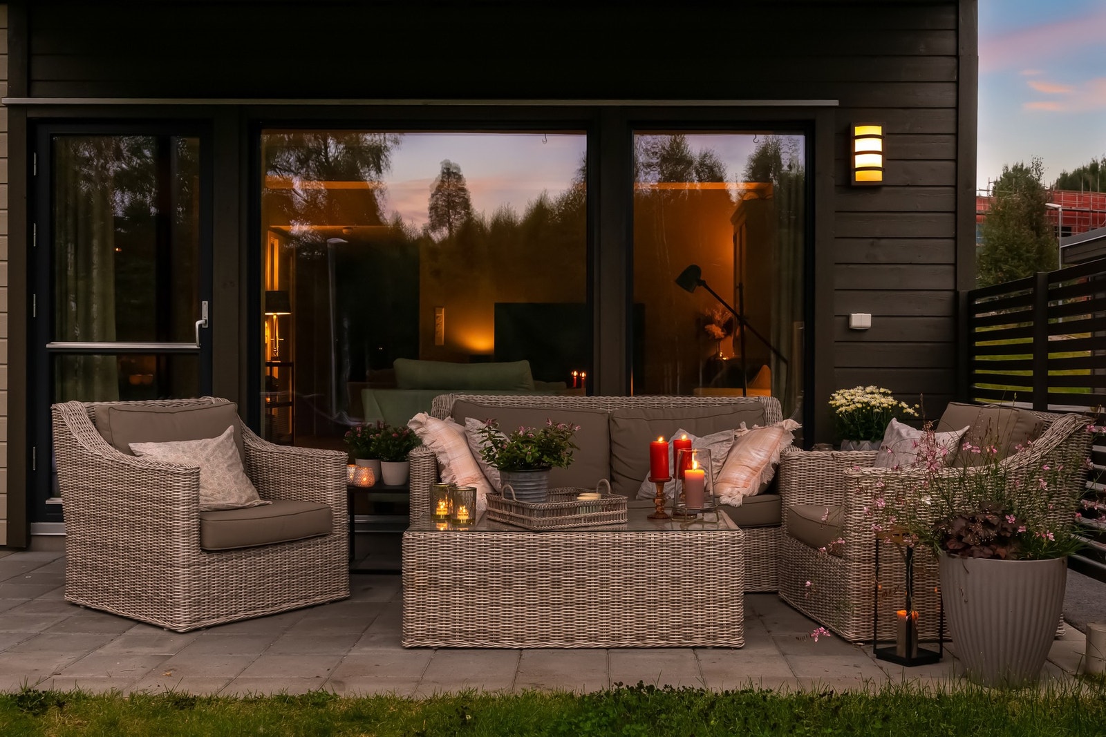 Her kan du nyte sene sommerkvelder. Galleribilde