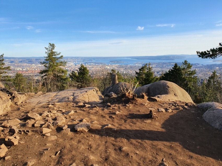 Kort vei til Vettakolllen med fantastisk utsikt over Oslo Galleribilde