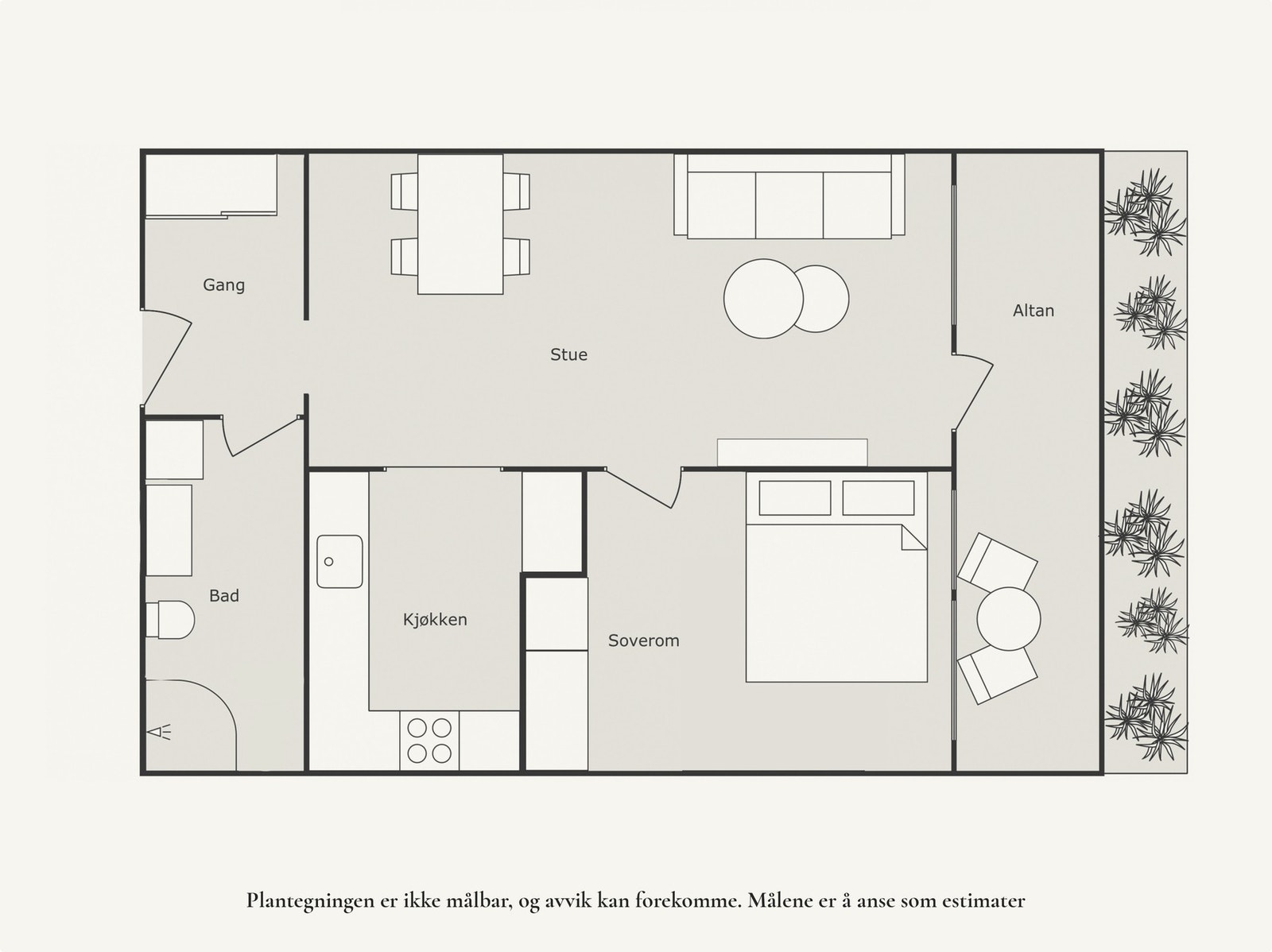 Plantegning 4. etasje Galleribilde