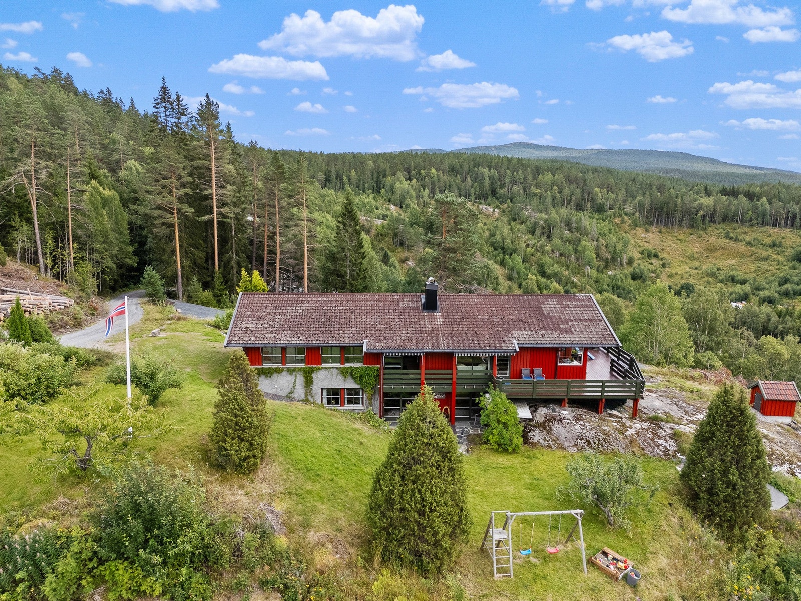 Oversiktsbilde - Bolkjesjøvegen 455. Galleribilde