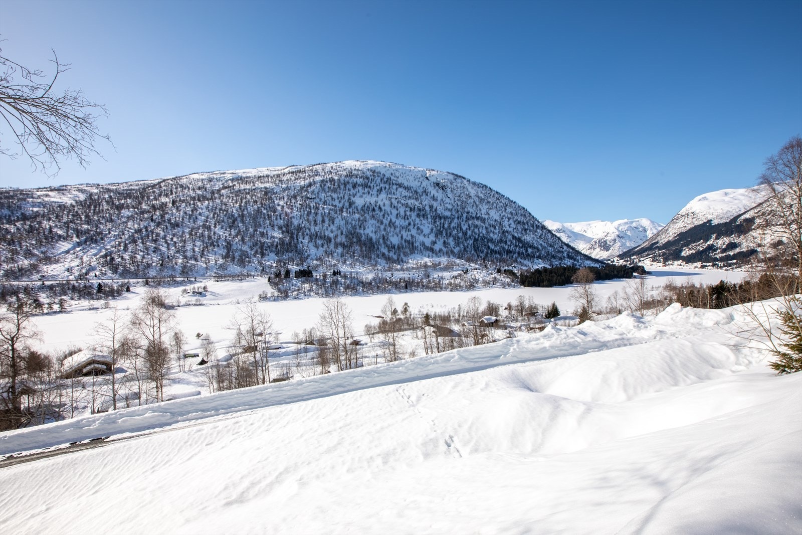 Utsikt frå tomt nr 4 Galleribilde