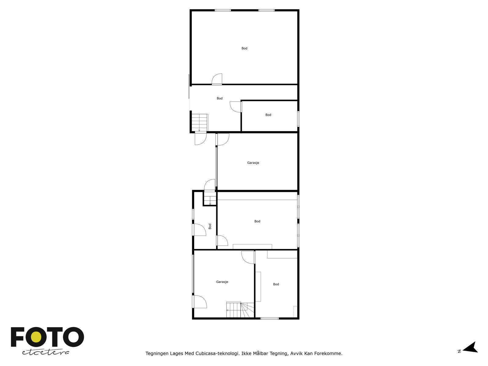 Plantegning over låven Galleribilde