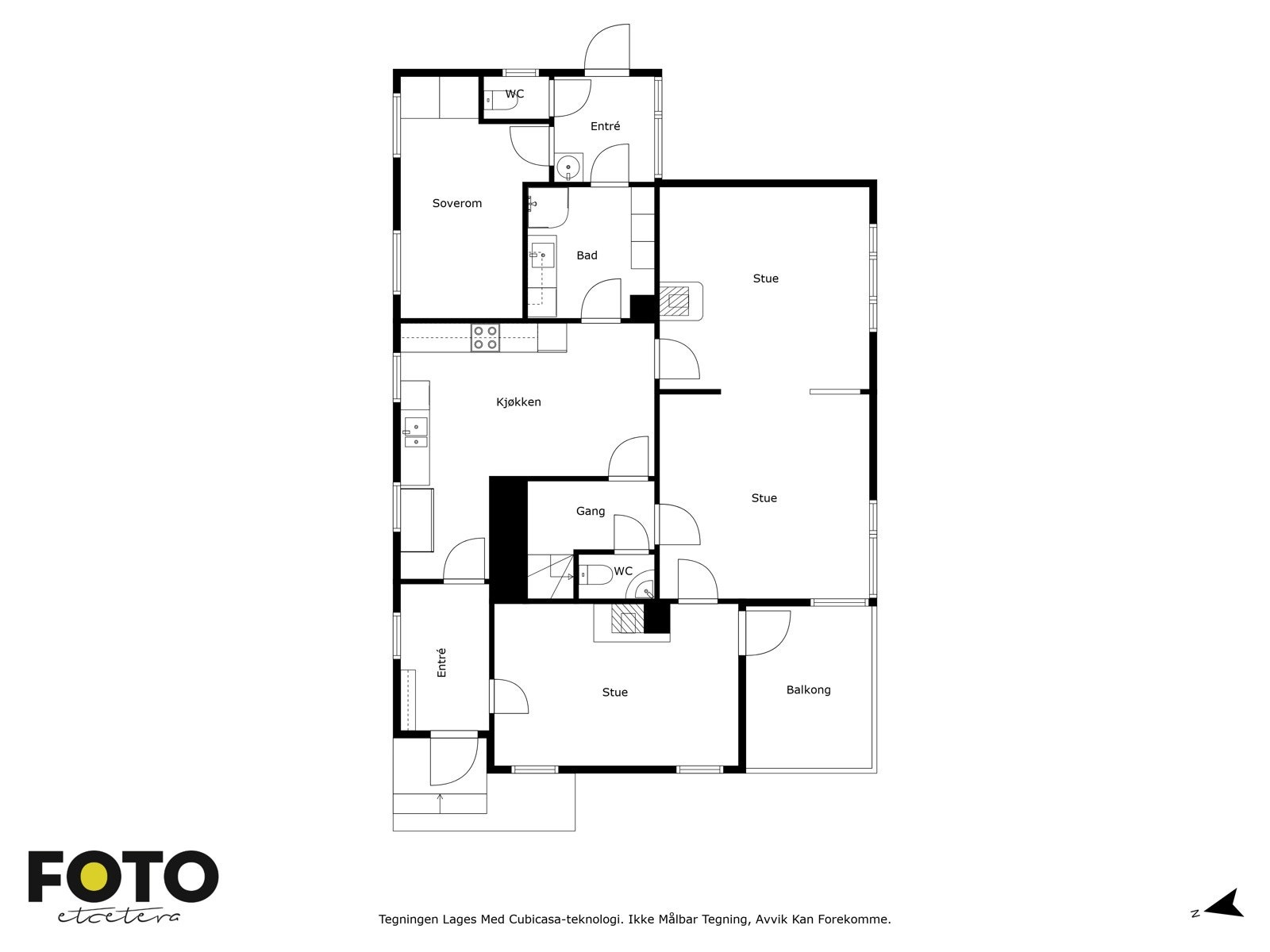 Plantegning Galleribilde