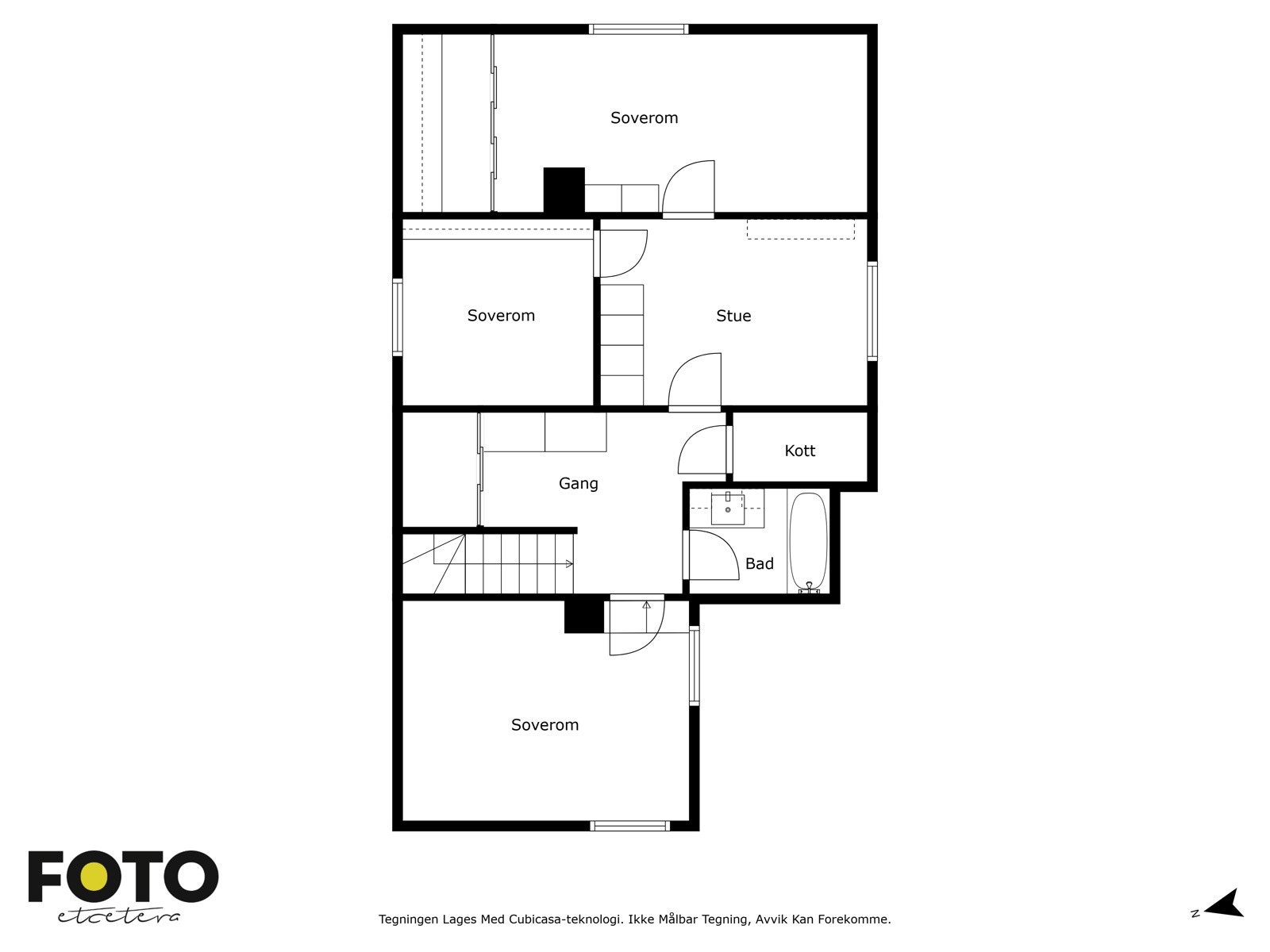 Plantegning over 2. etasje Galleribilde