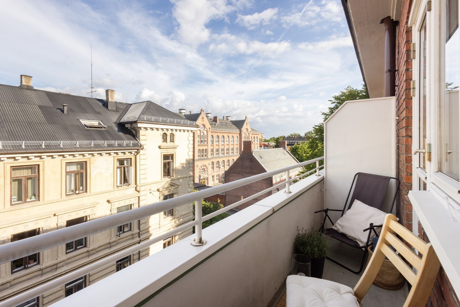 Hyggelig utsikt fra balkongen! Galleribilde