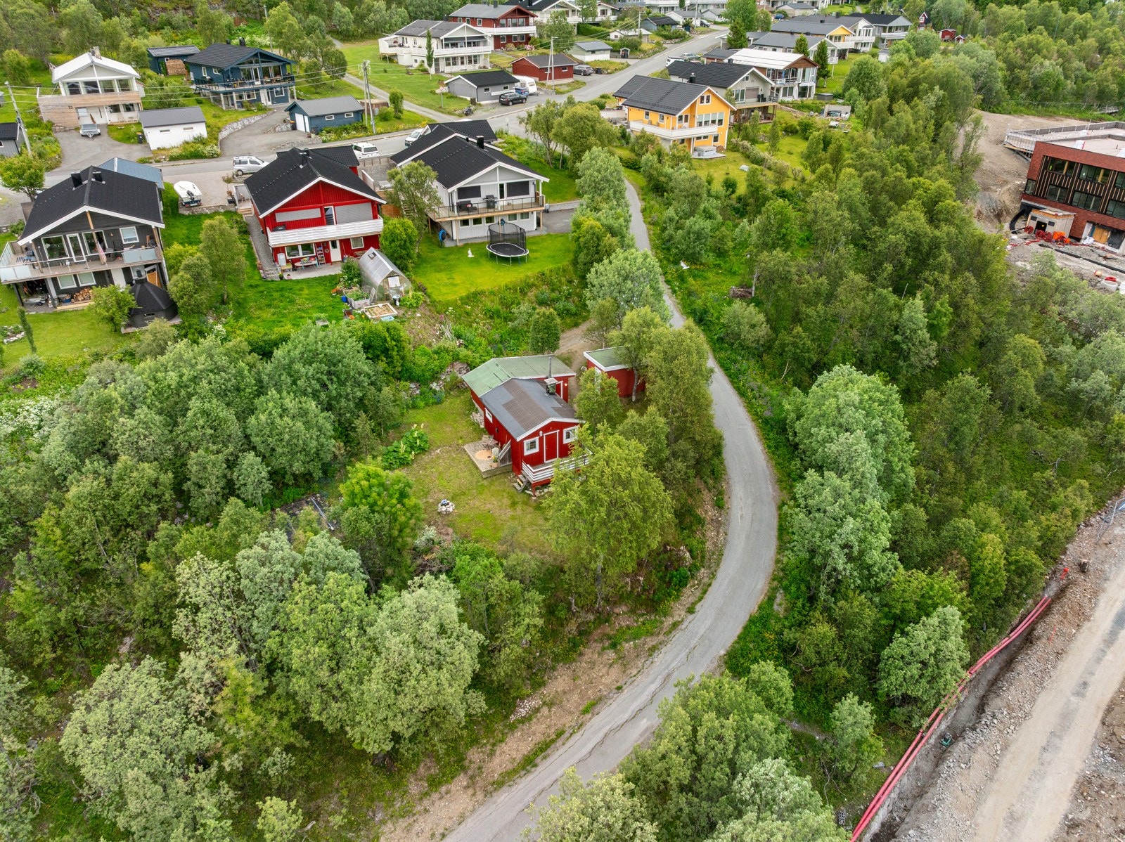 Skjermet beliggenhet "for seg selg" på brinken Galleribilde