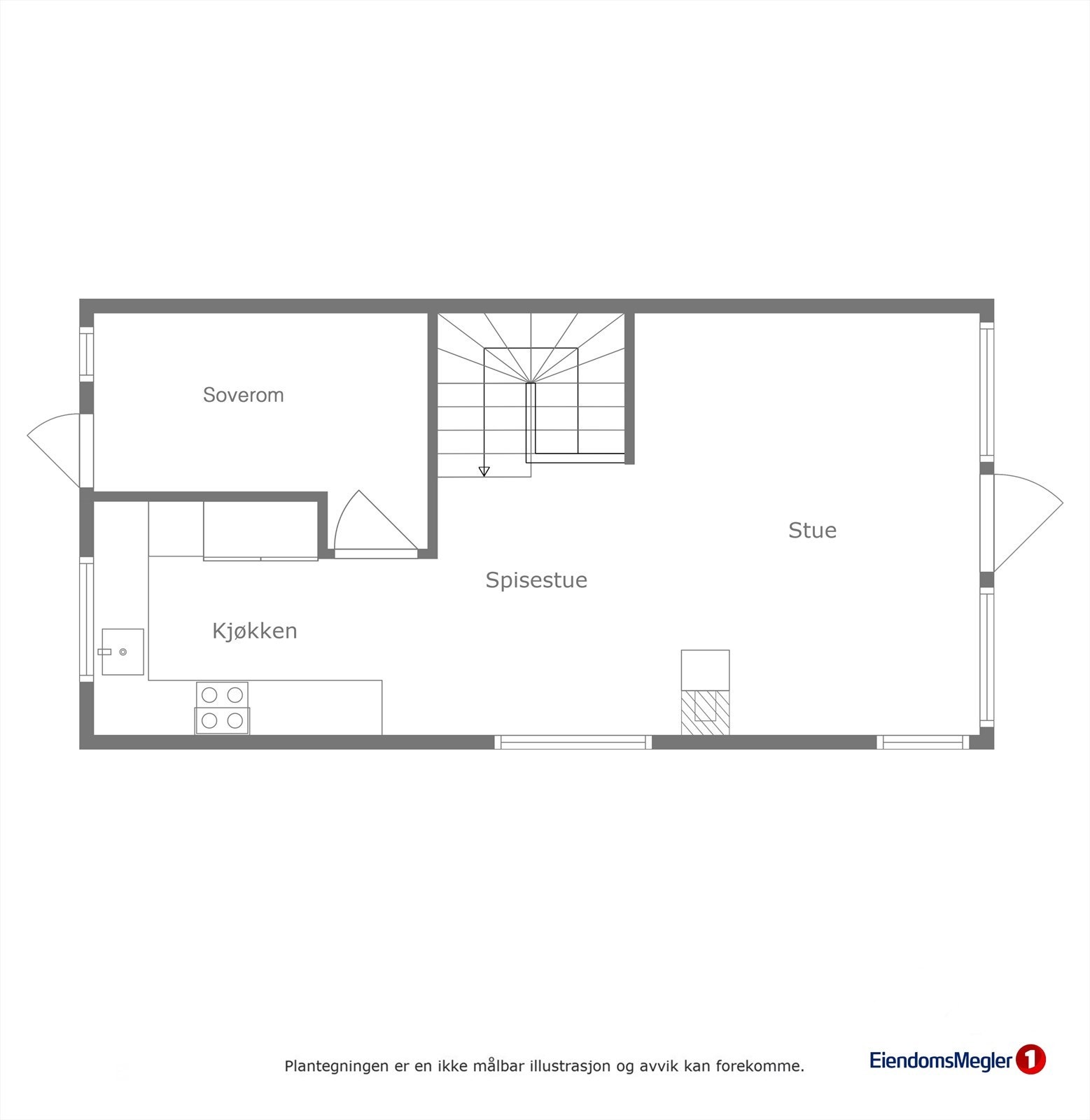 Planløysning hovedetasje Galleribilde