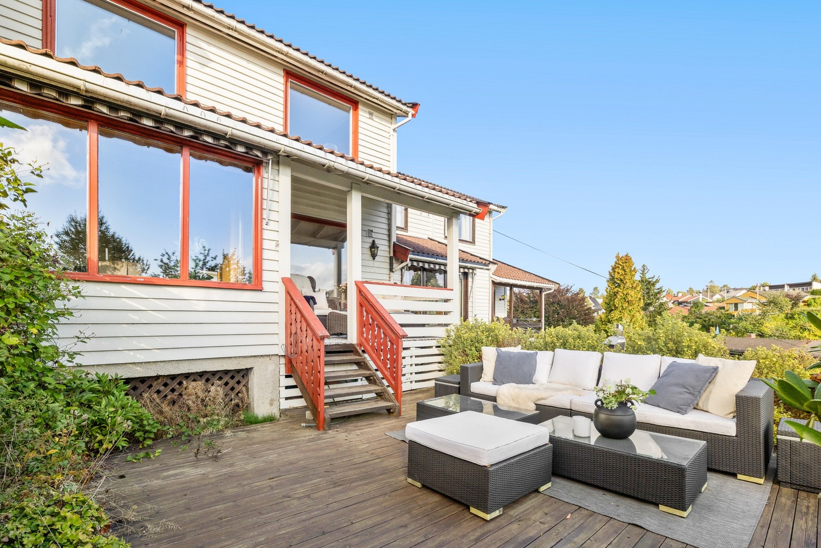 Her kan man nyte gode solforhold i løpet av dagen Galleribilde