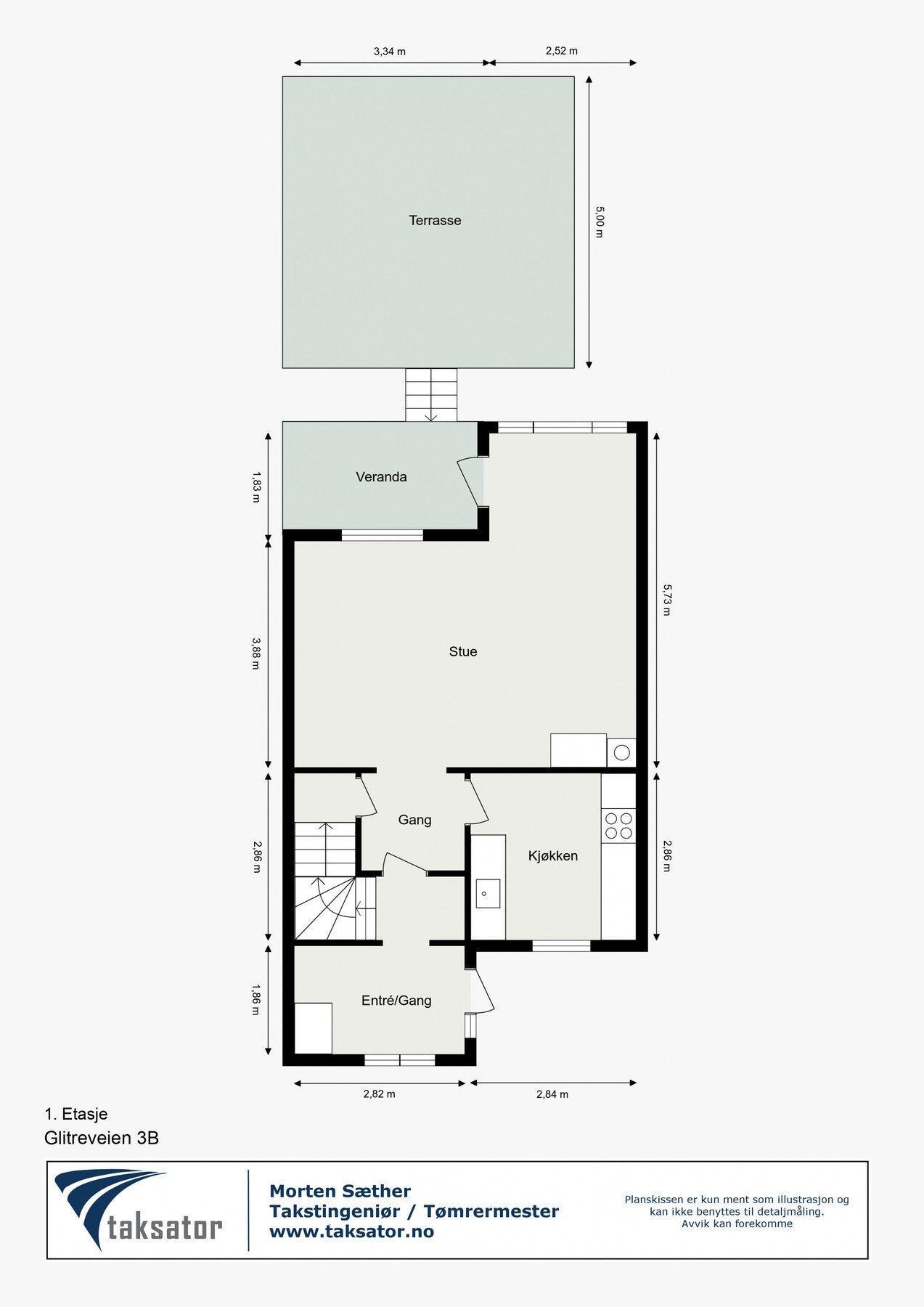 Plantegning 1.etasje Galleribilde
