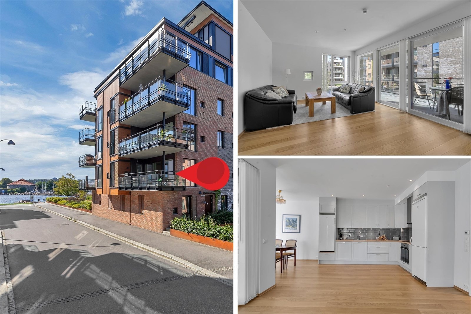 EiendomsMegler1 har gleden av å presentere en innbydende 3-roms leilighet på Tangen 94! Galleribilde