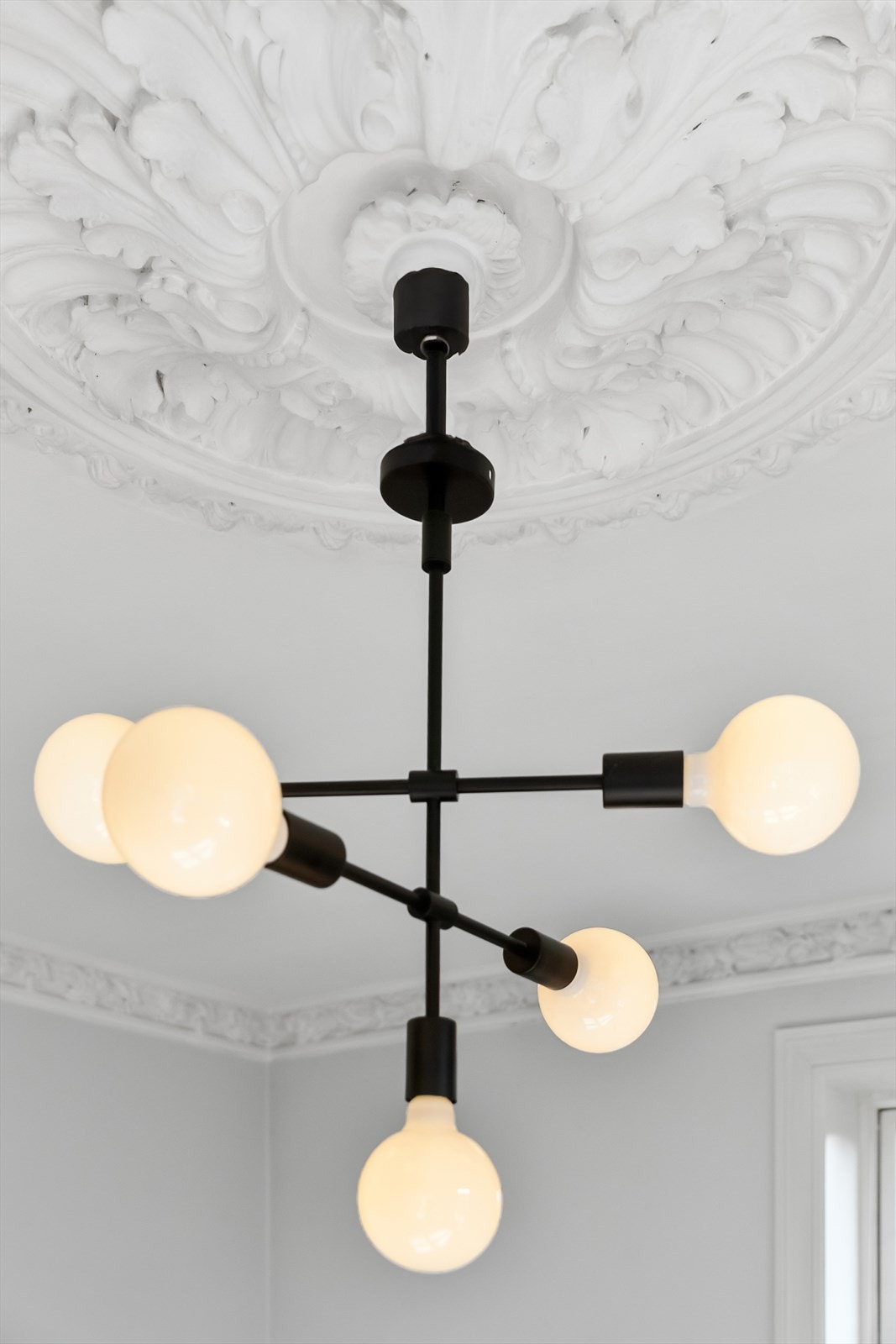 Rosett i stue. Galleribilde