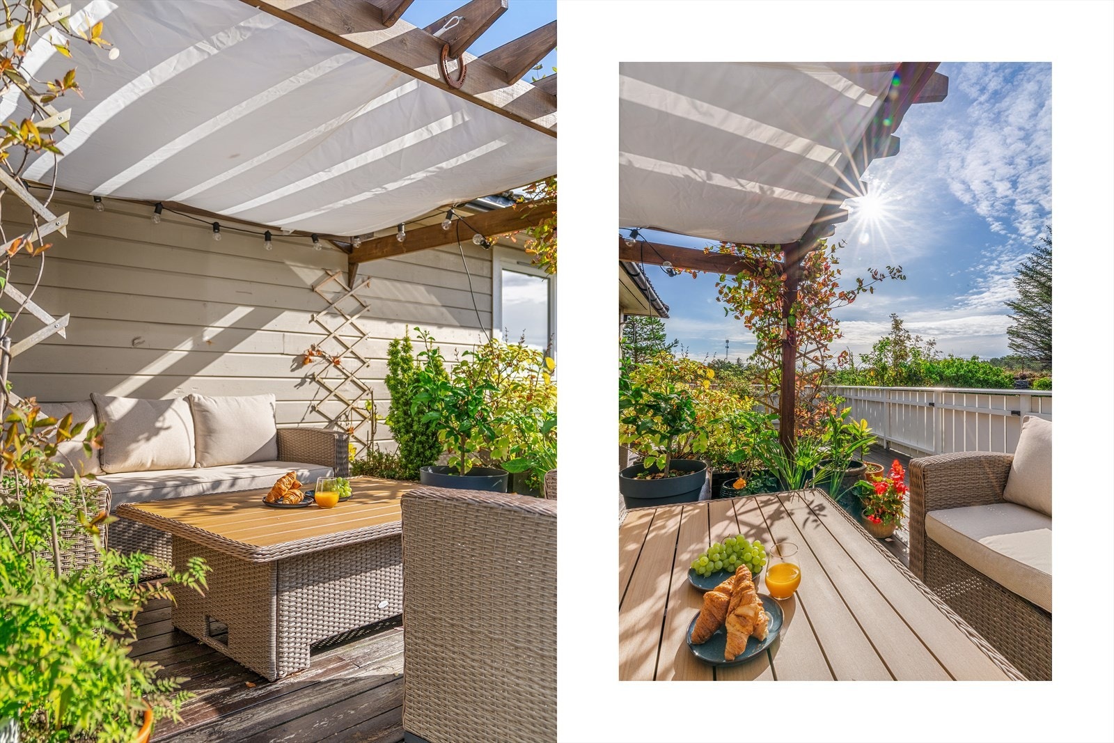 - Boligen byr på nydelige uteområder perfekt for å nyte finværet eller invitere venner og familie på grilling! - Galleribilde