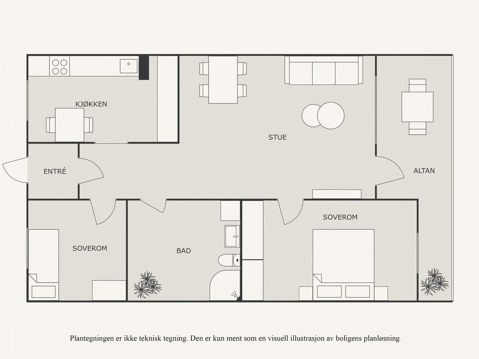 Plantegning Galleribilde