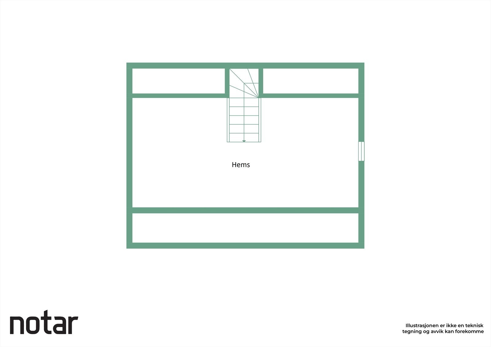 Plantegning 2. etasje Galleribilde
