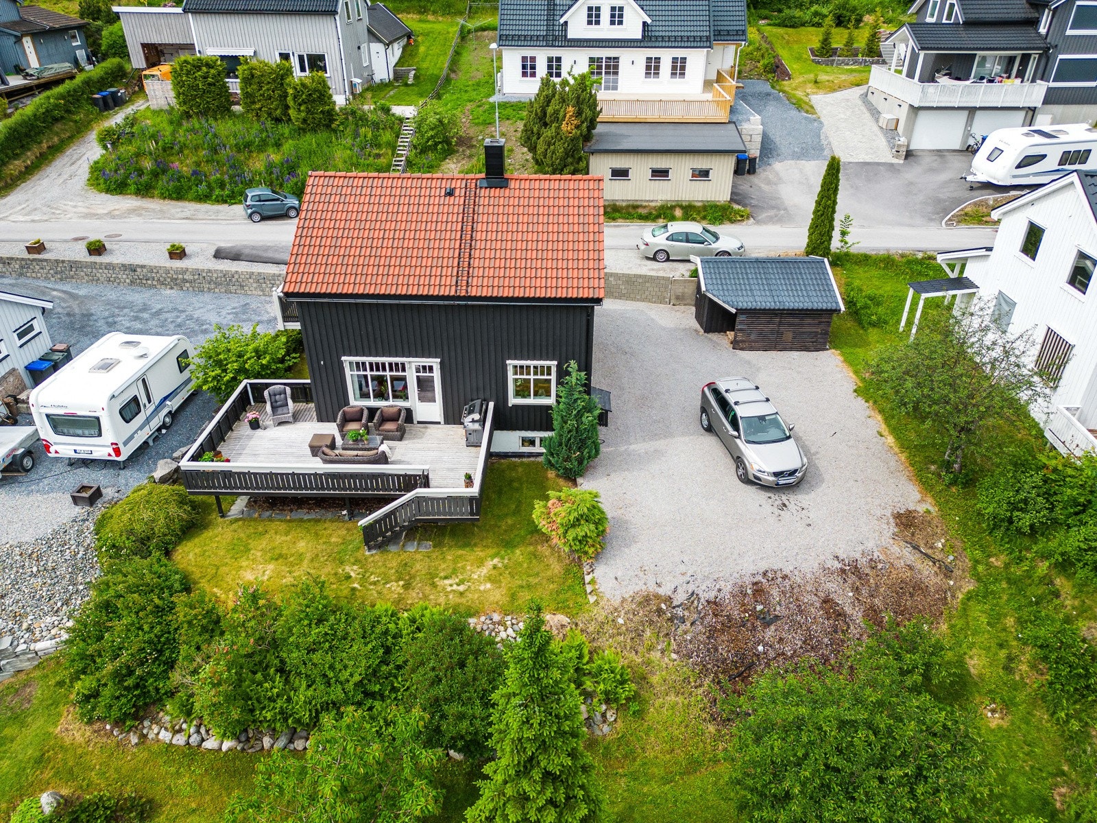 Dronefoto Galleribilde