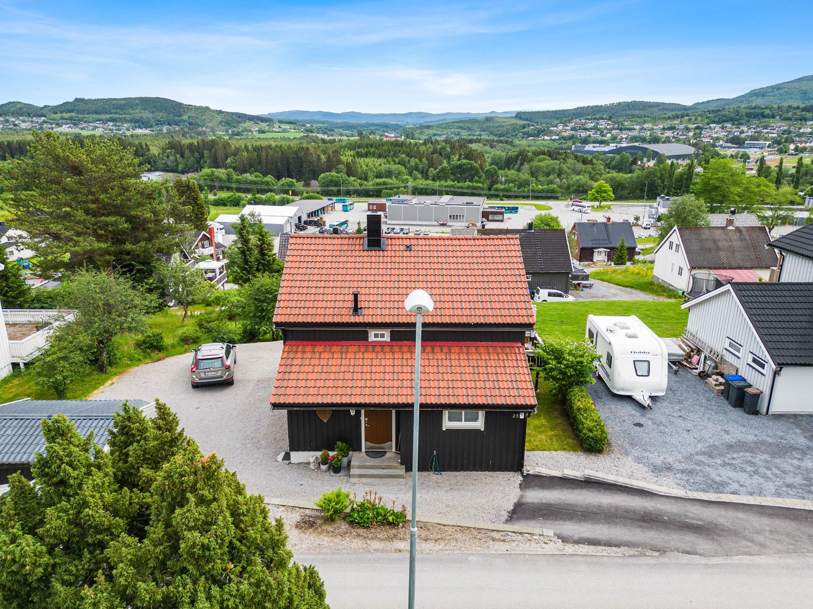 Dronefoto Galleribilde