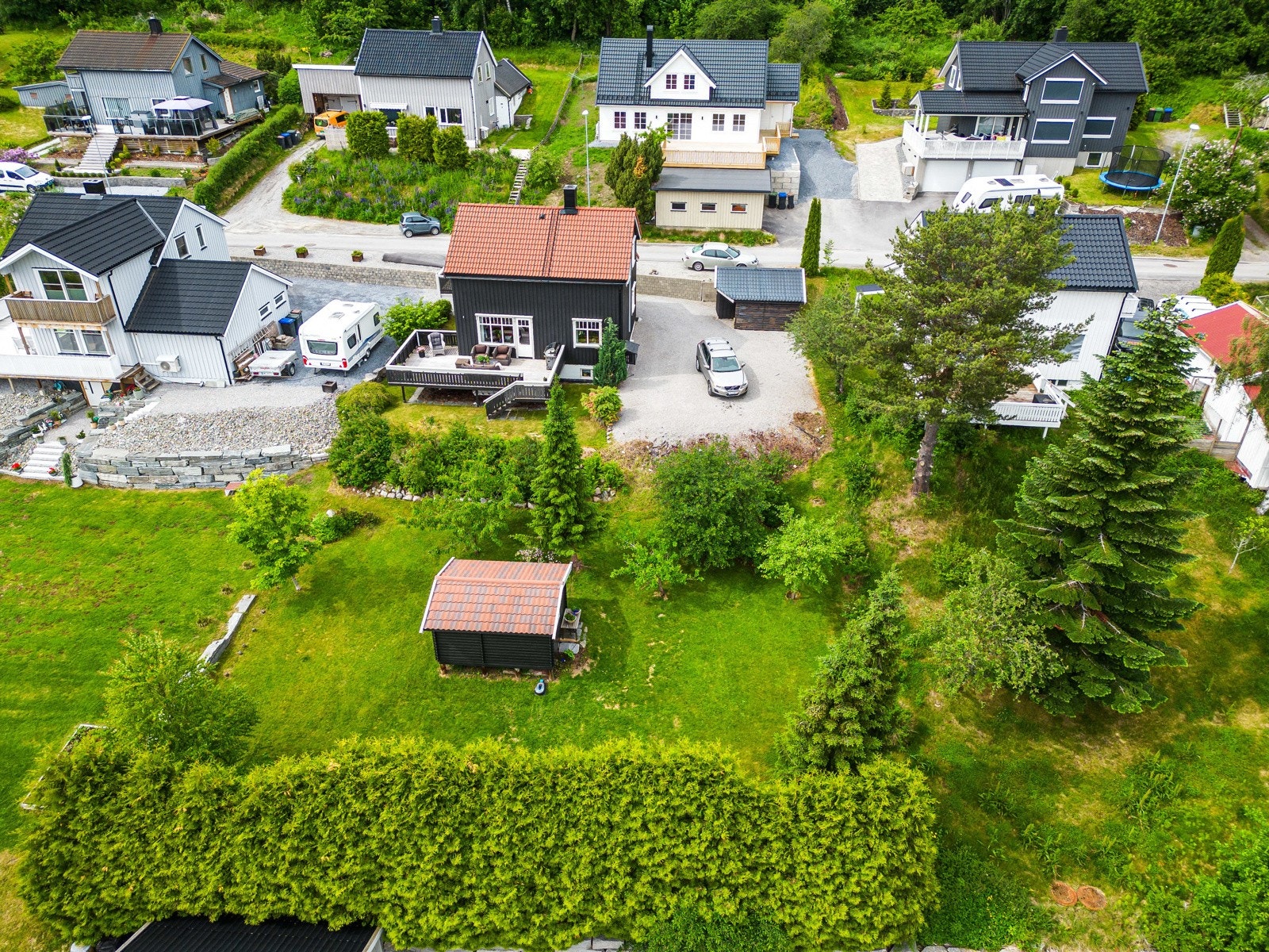 Dronefoto Galleribilde