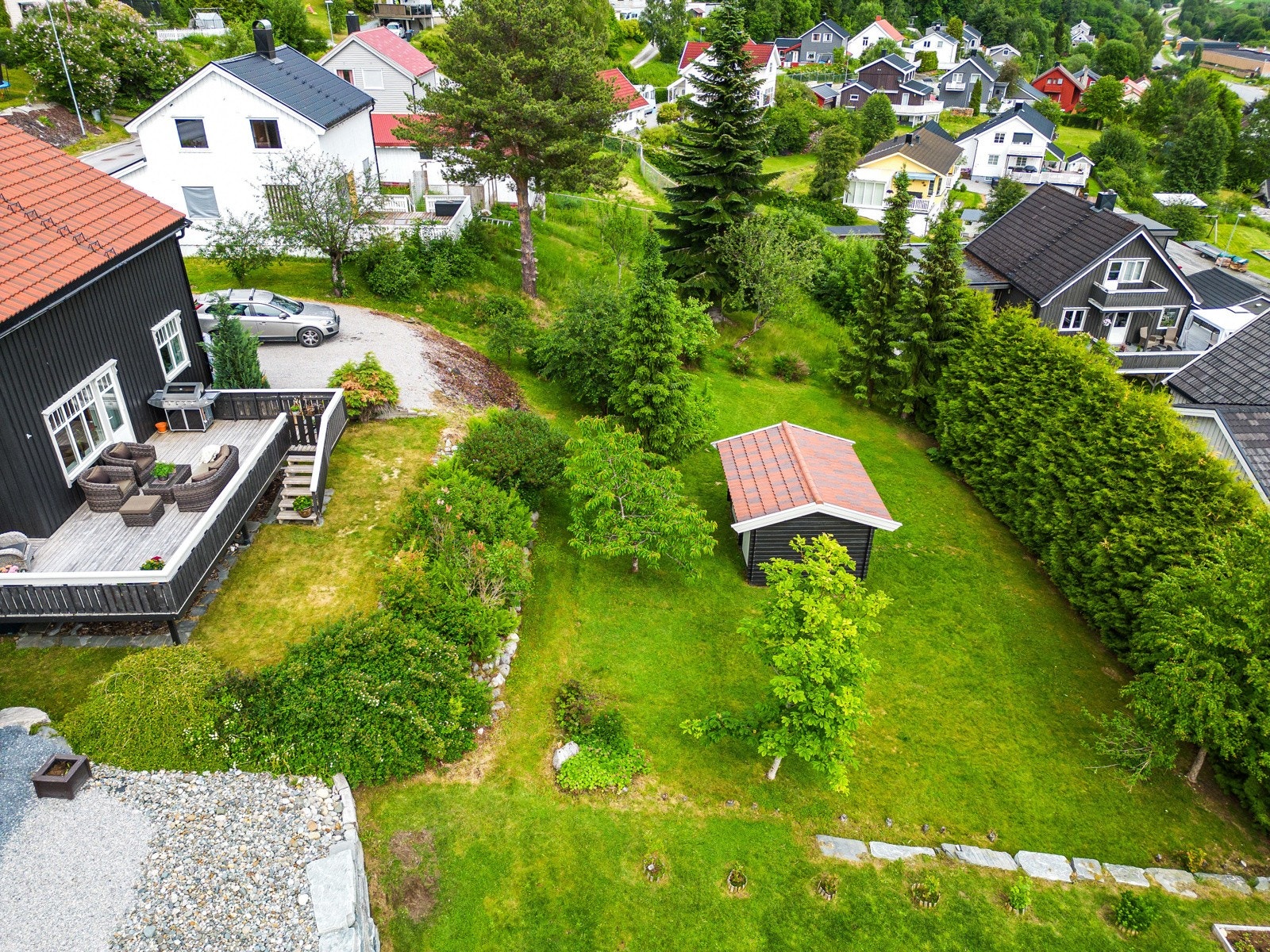 Dronefoto Galleribilde