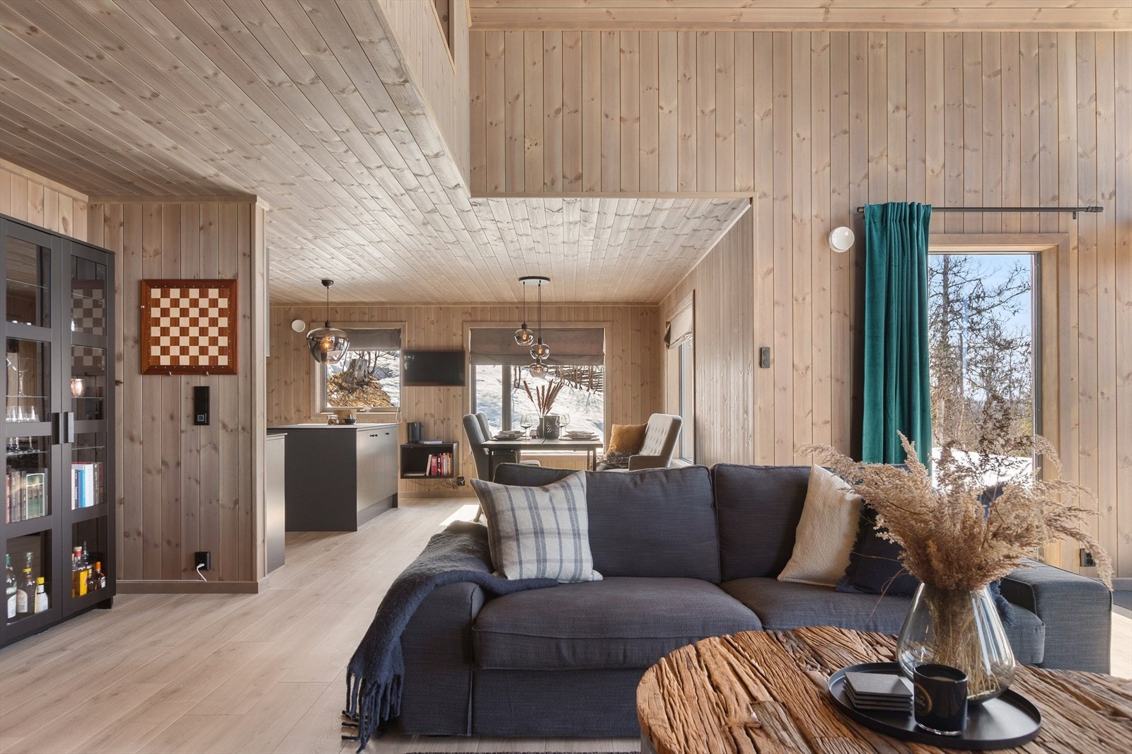 Den åpne og sosial løsningen gir rom for avslapping og hyggelige sammenkomster Galleribilde