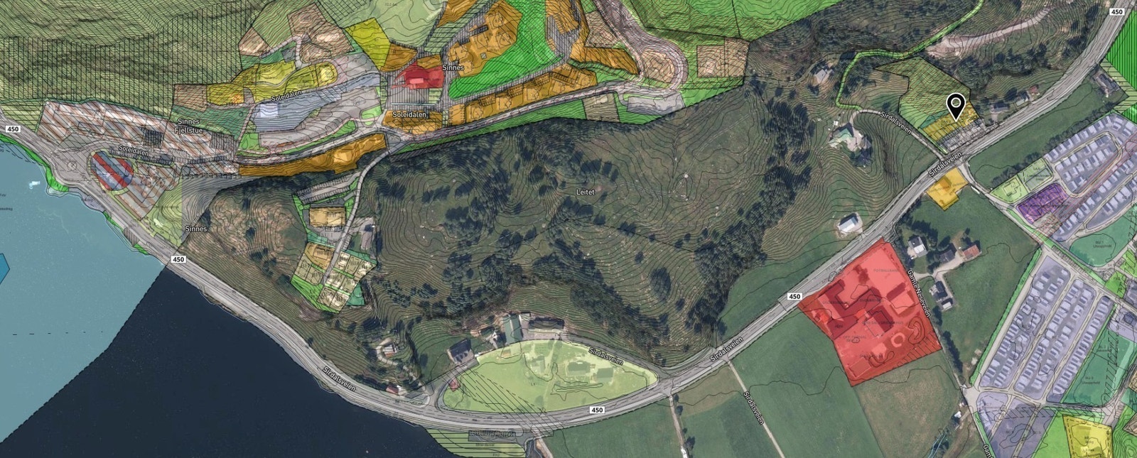 Plassering av Brekkebu Galleribilde