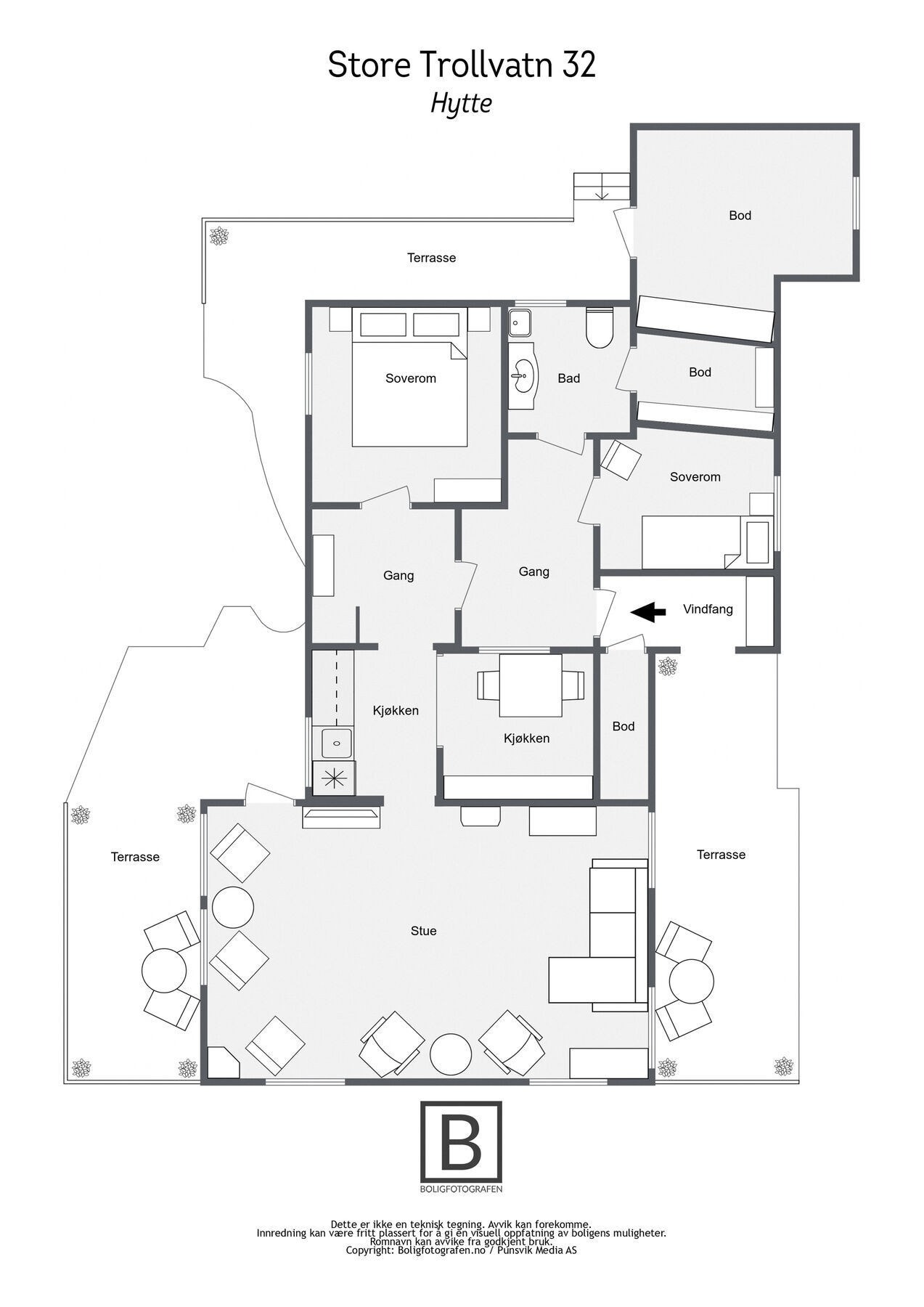 Plantegning Galleribilde