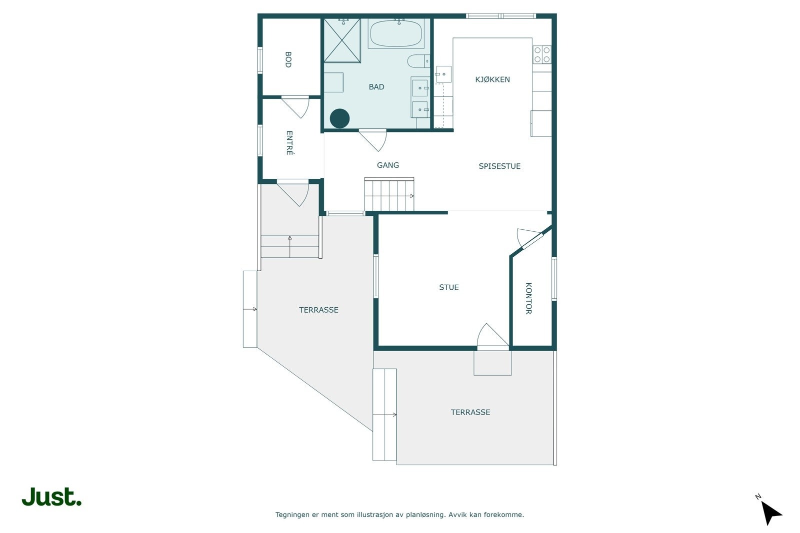 Planskisse 2. plan.