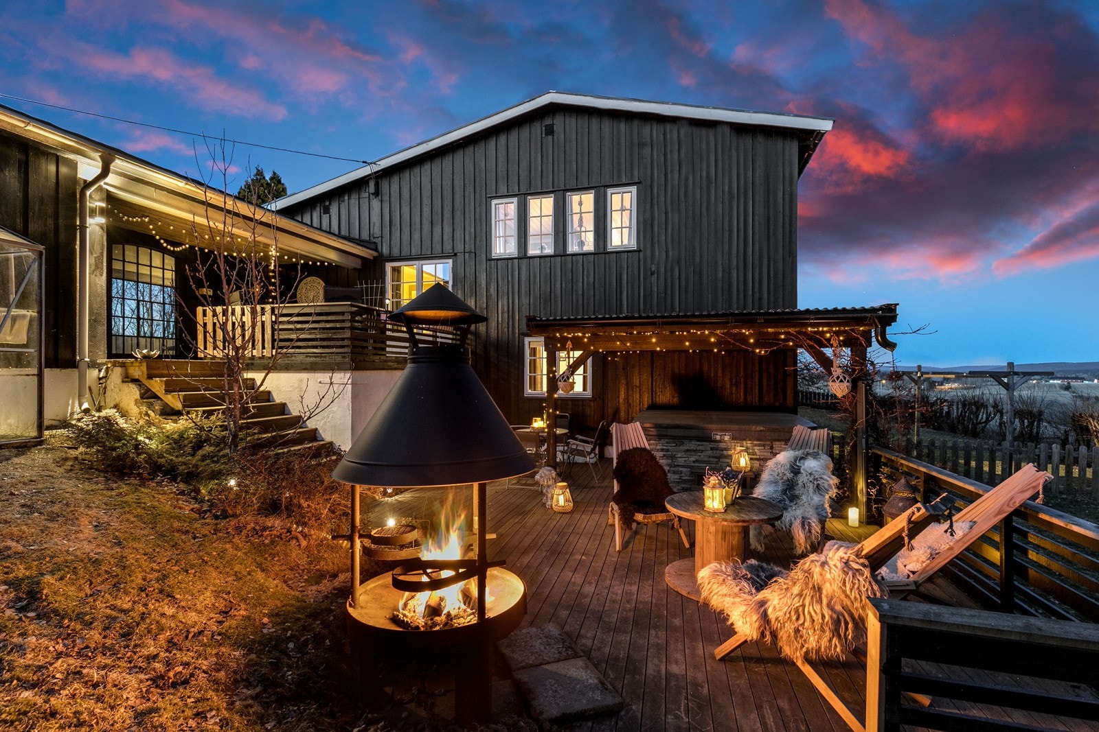 Her kan man tilbringe langer dager utendørs i flotte omgivelser Galleribilde