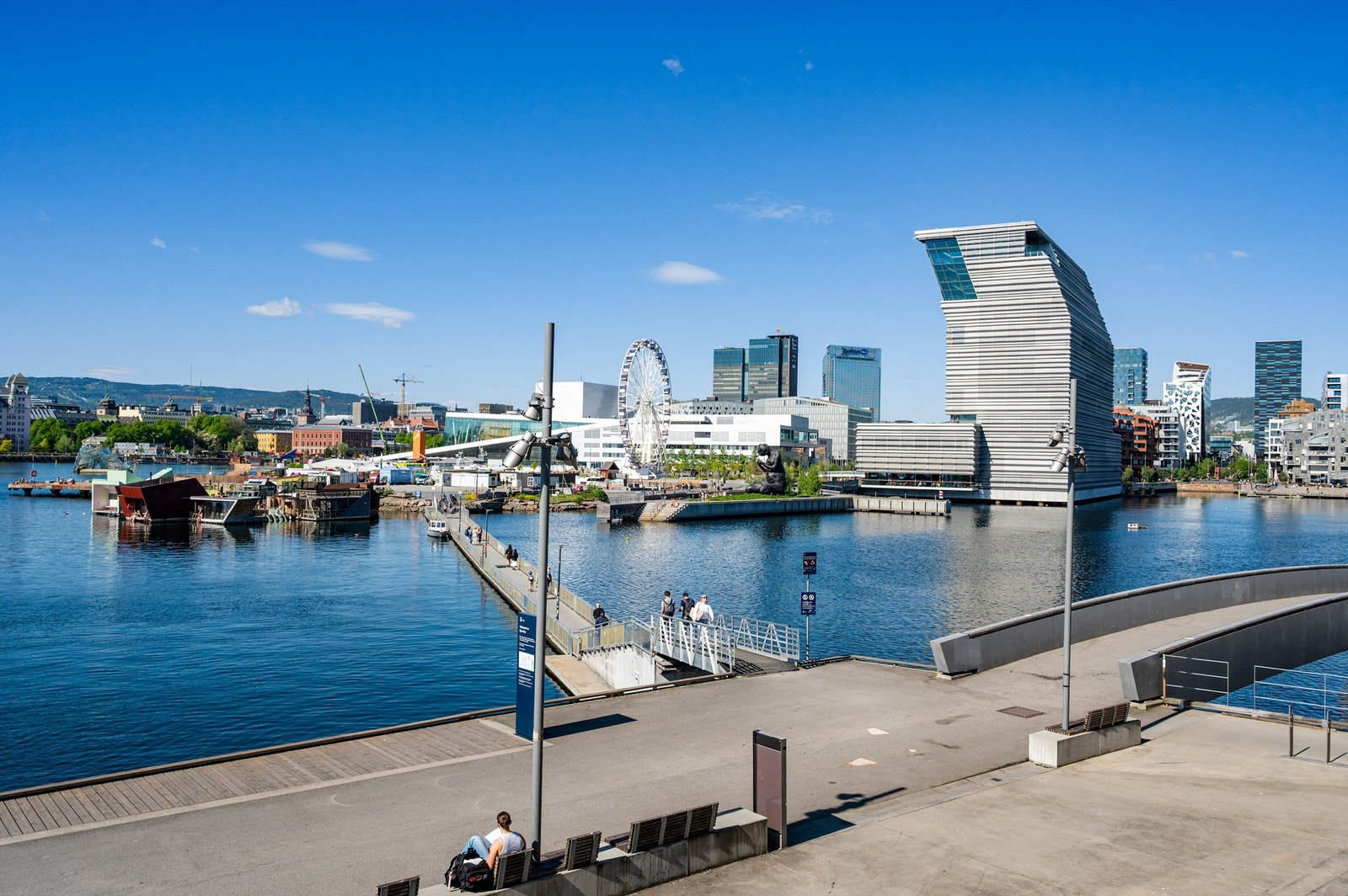 Sørenga ligger kun en kort spasertur unna sentrum. Galleribilde