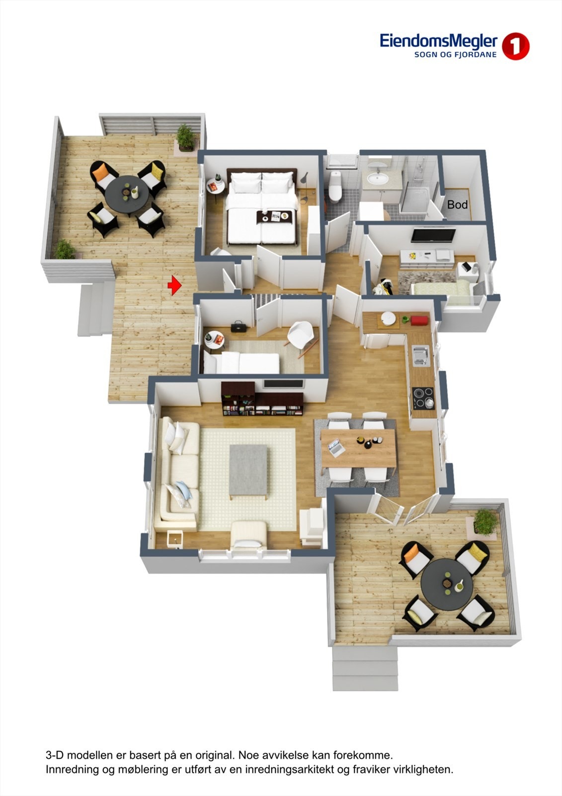 3D-planskisse Galleribilde