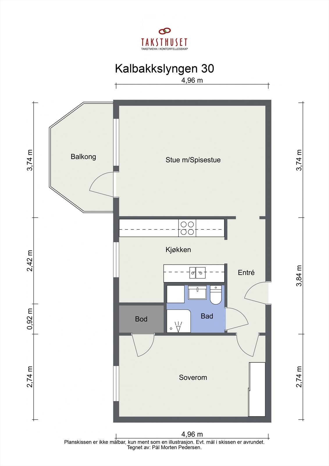 Svært god planløsning med store, gode rom Galleribilde