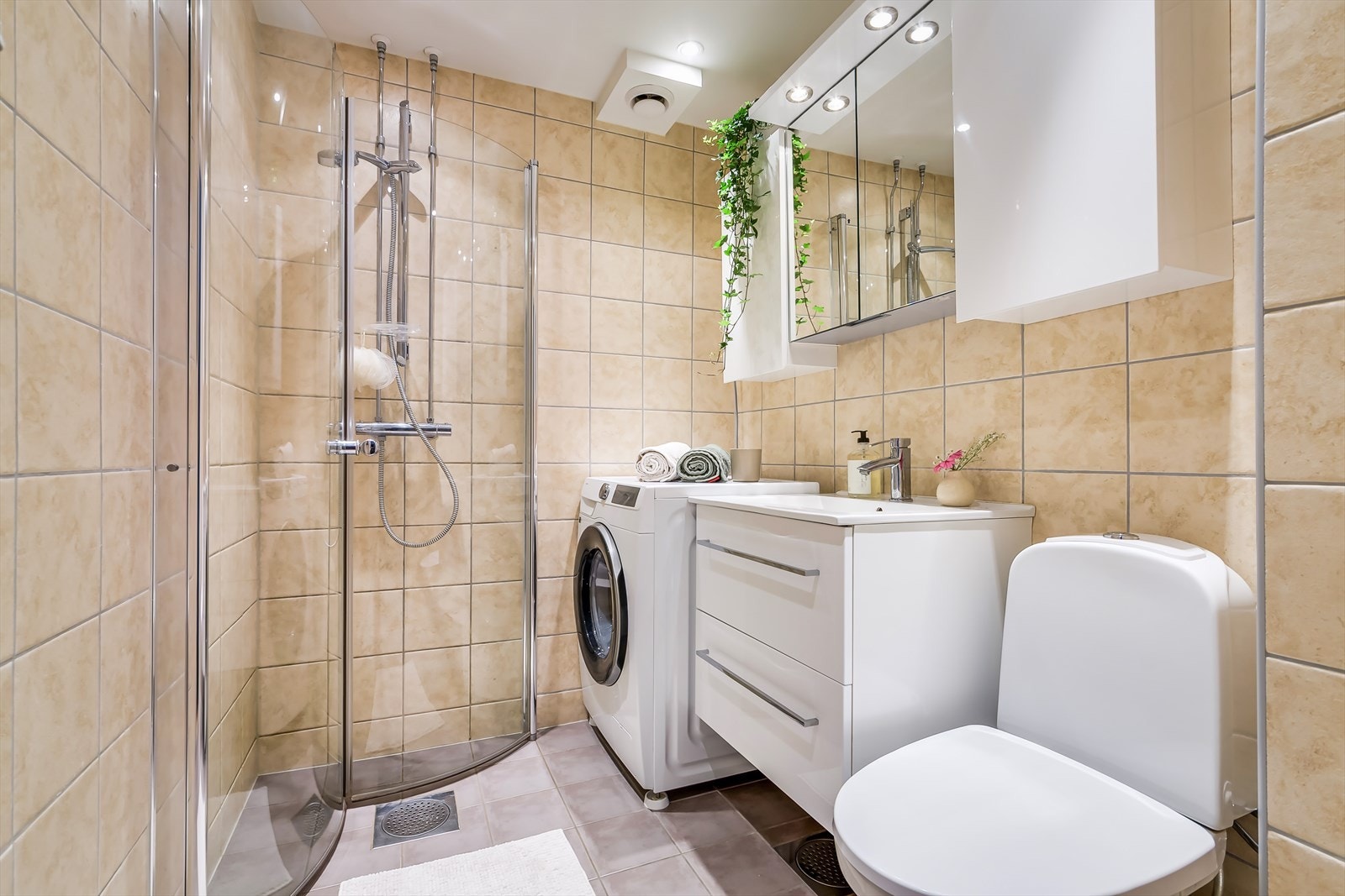 Badet ble modernisert i regi av borettslaget i 2007 Galleribilde