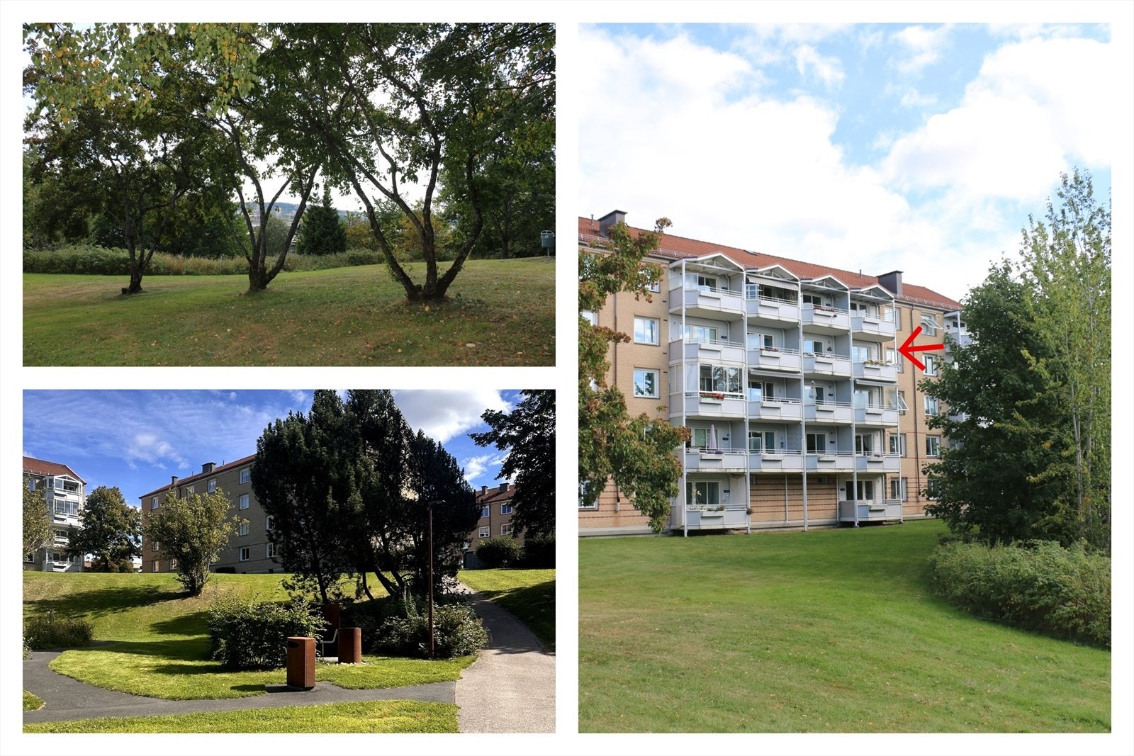 Borettslaget er omkranset av grøntarealer - Svært velstelt og barnevennlig Galleribilde