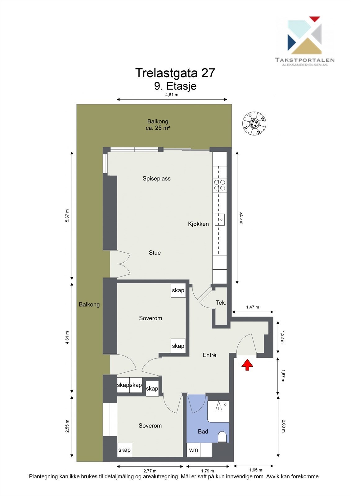 Plantegning Galleribilde