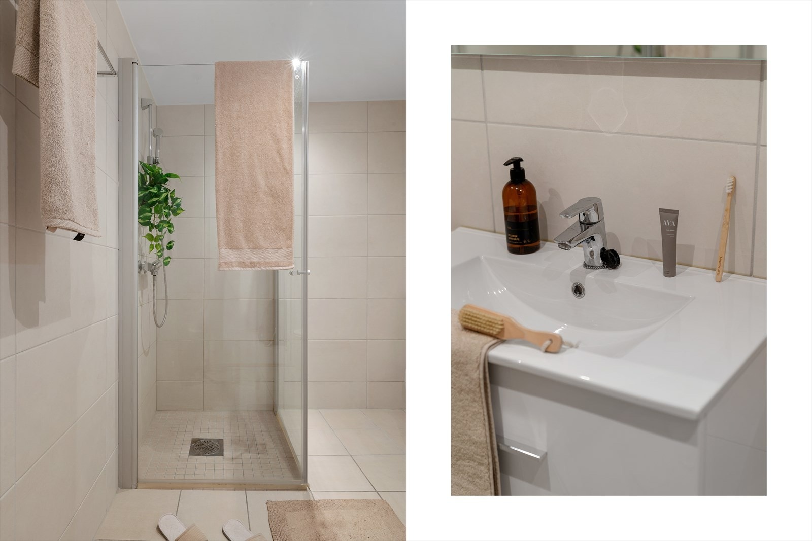 - Badet måler 4,9m² - Galleribilde
