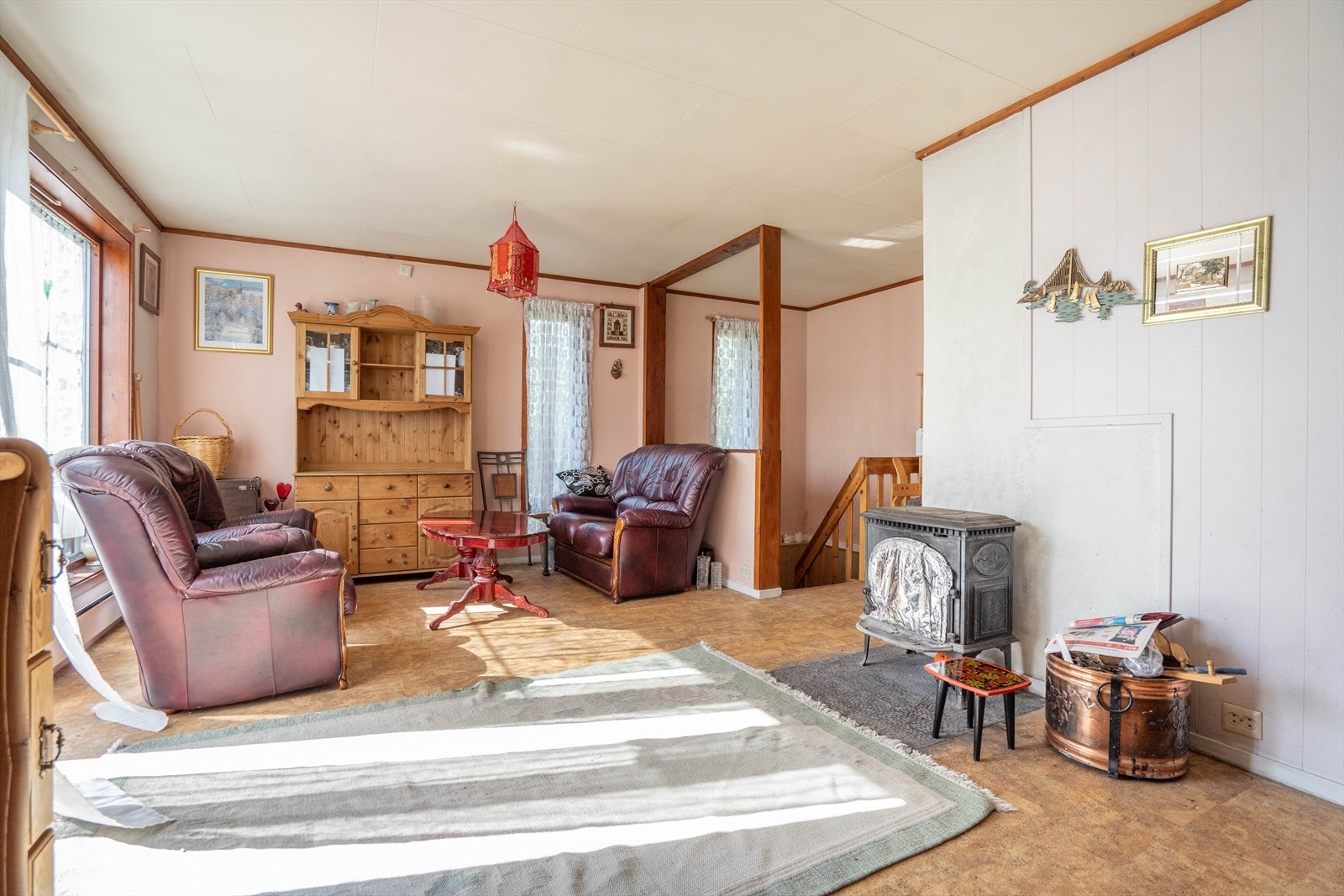 Stuen sett mot trappegang Galleribilde