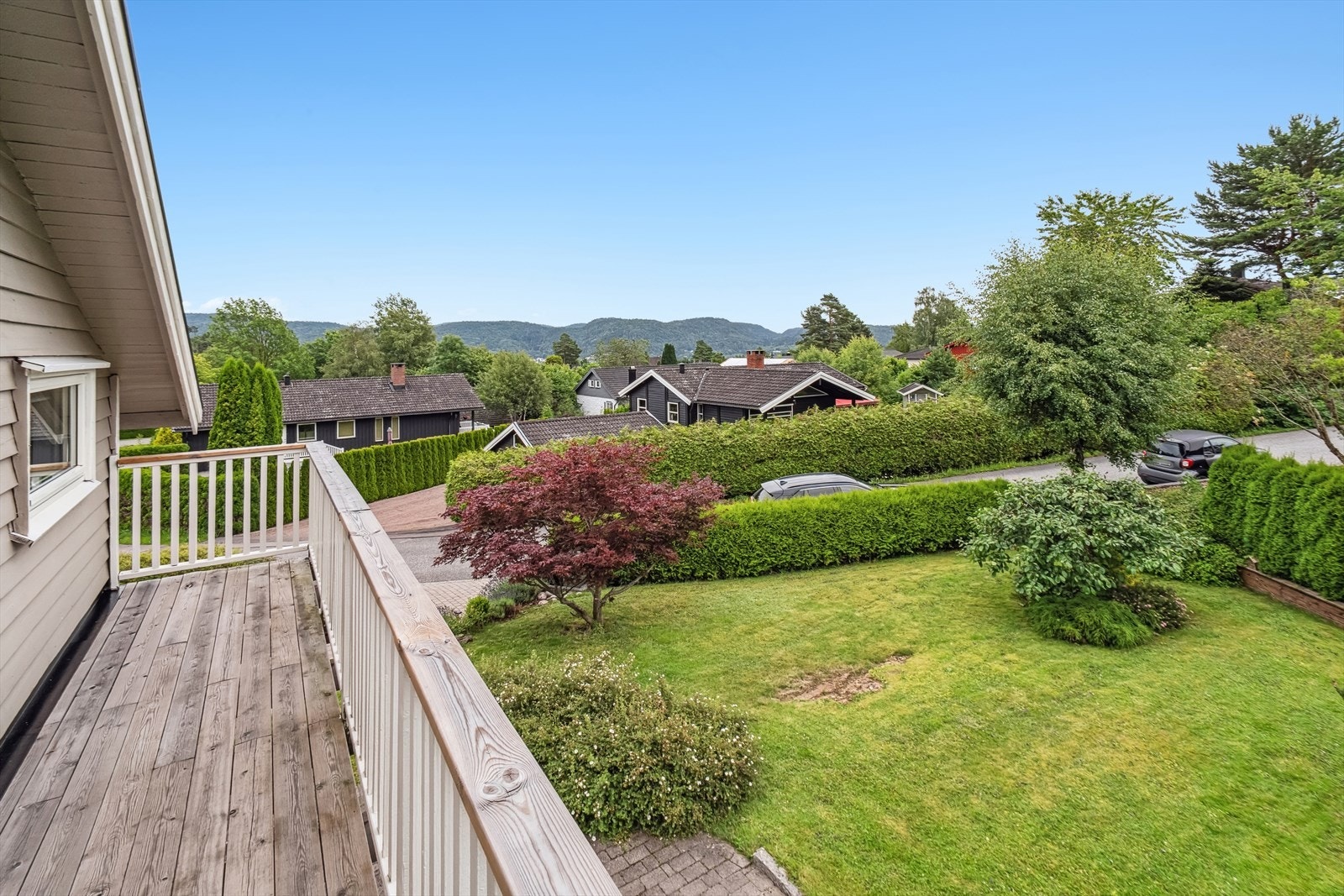 Balkong på 6 kvm med utgang fra hovedsoverom Galleribilde