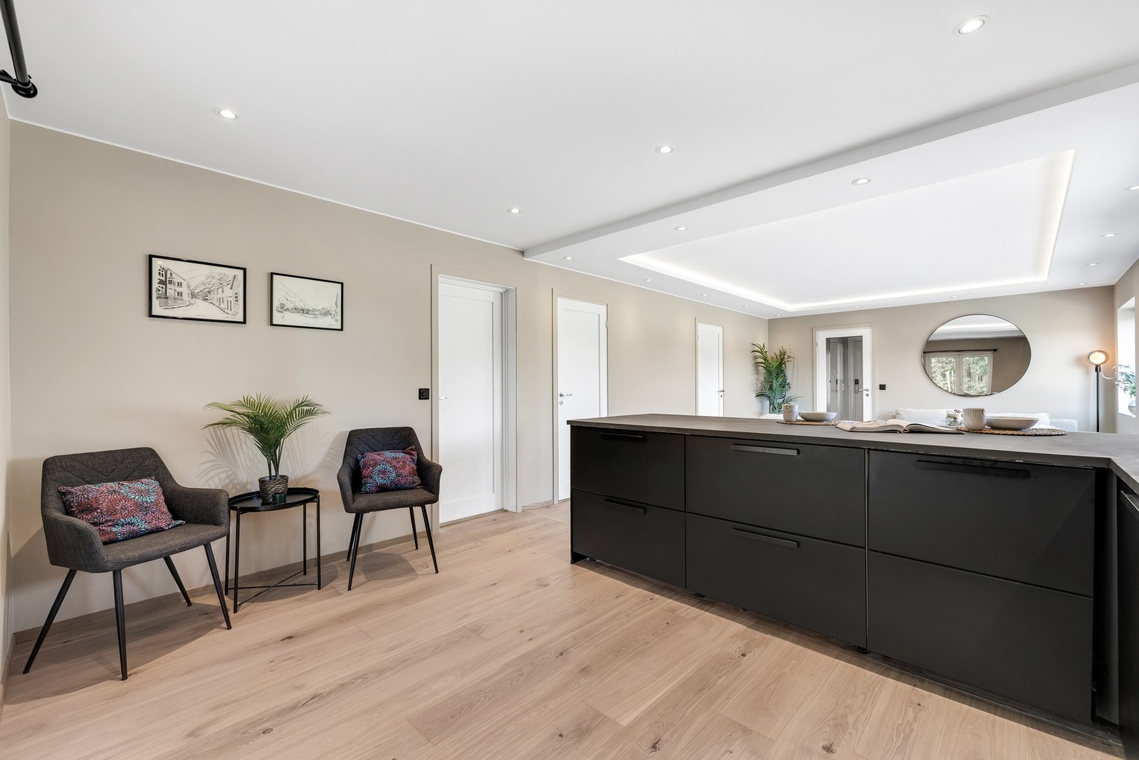 Her er det også downlights i taket. Galleribilde