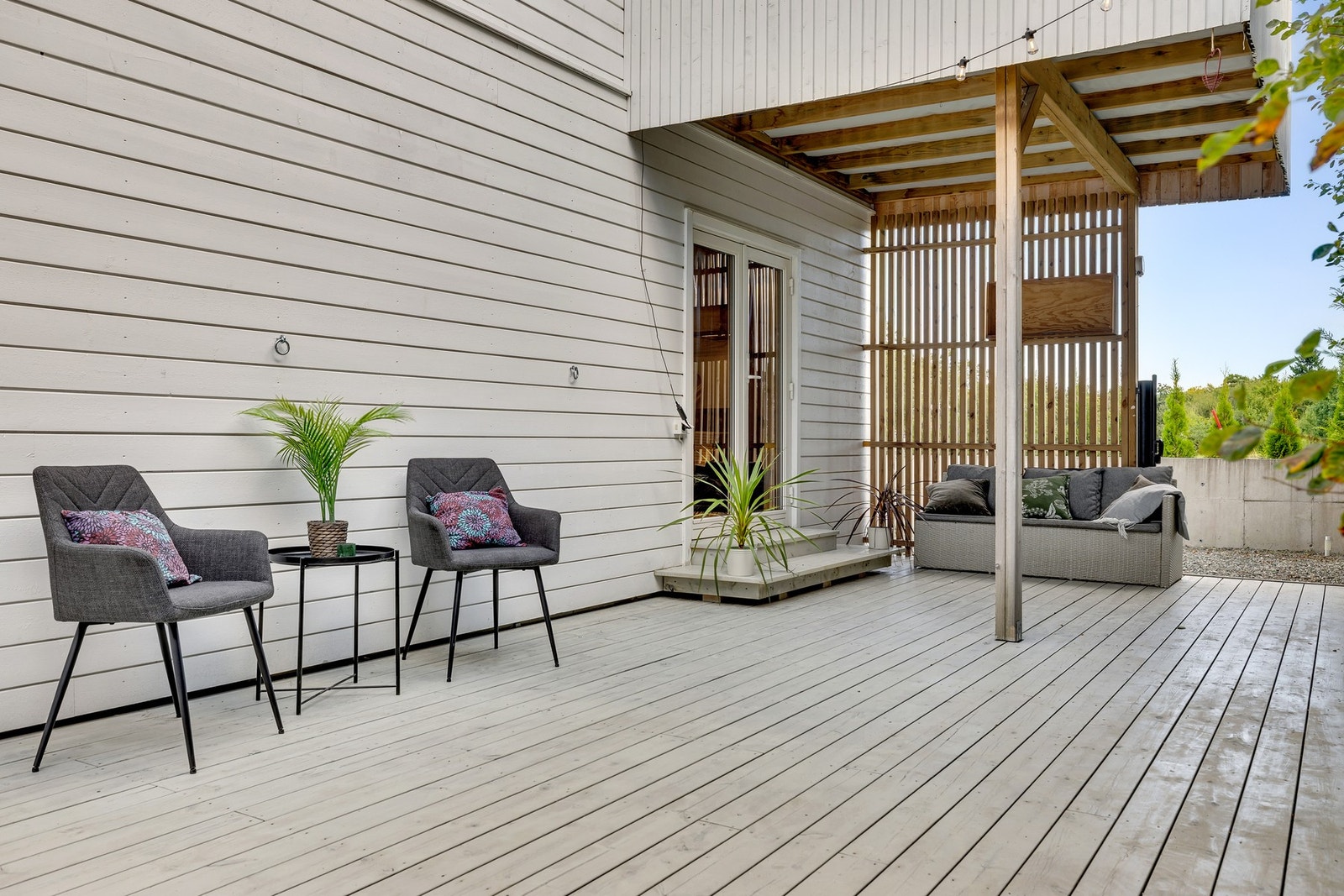 Ypperlig uteområde på sommerhalvåret. Galleribilde