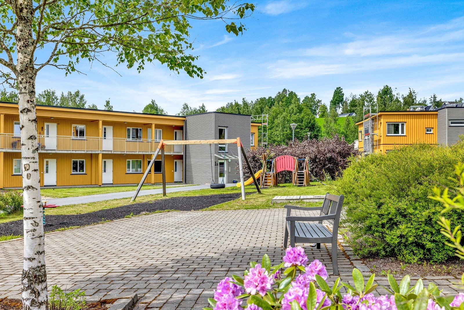 Hyggelig uteområde. Galleribilde