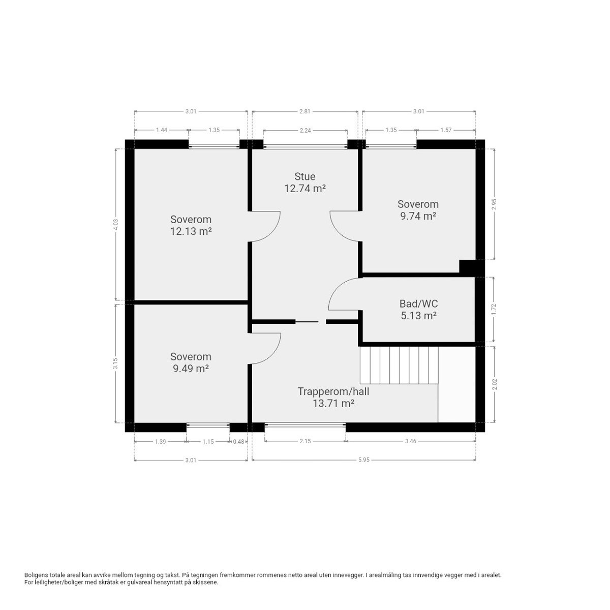 Plantegning 2. etasje. Galleribilde