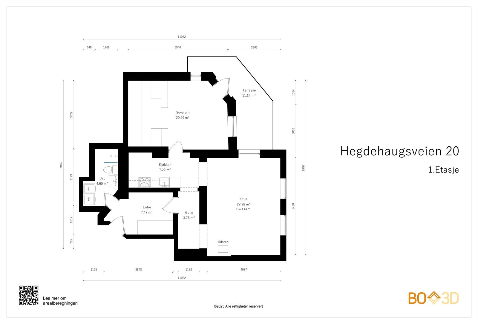 Plantegning Galleribilde