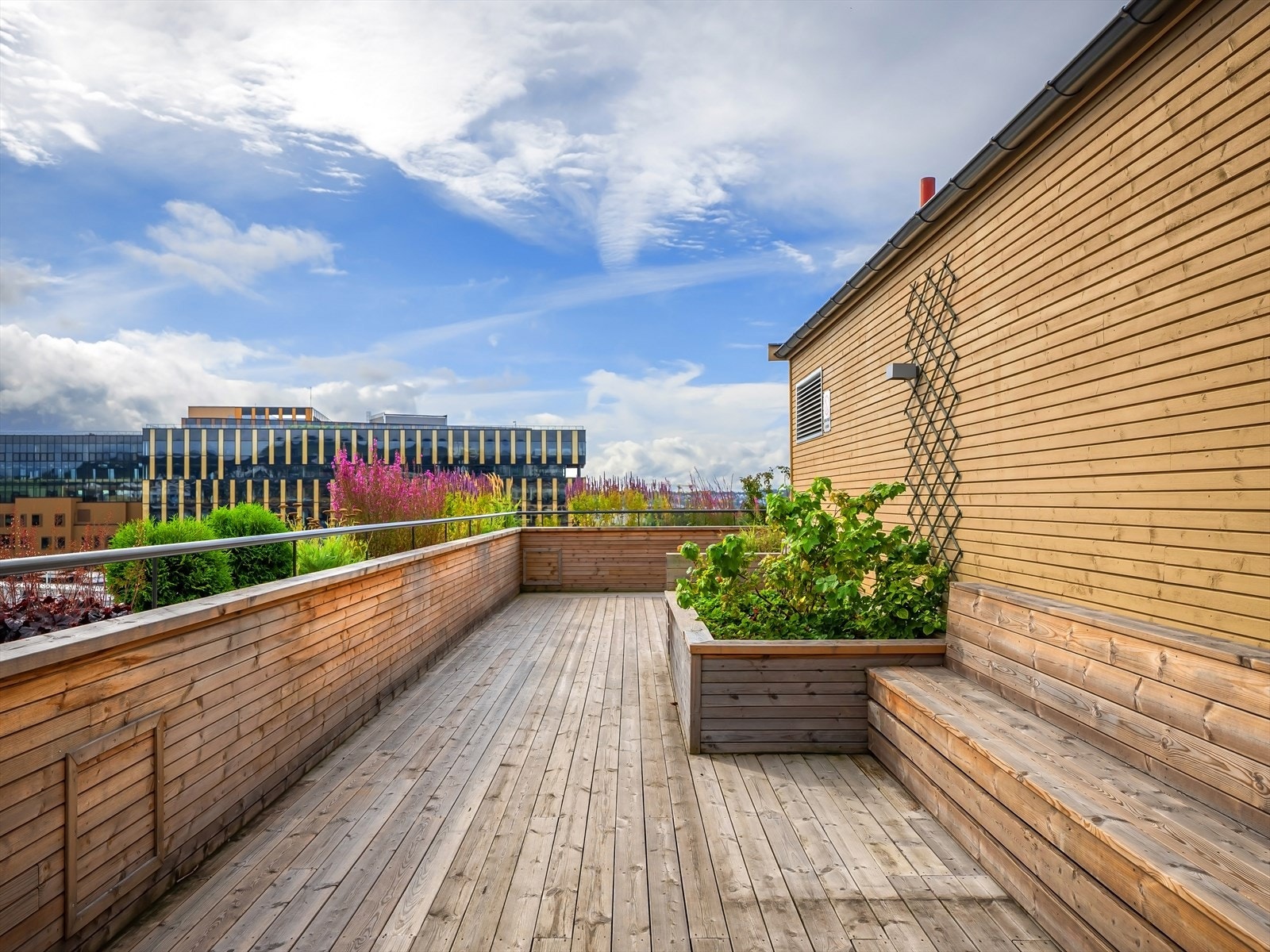 Utsikt over nærområdet og retning fjorden. Galleribilde
